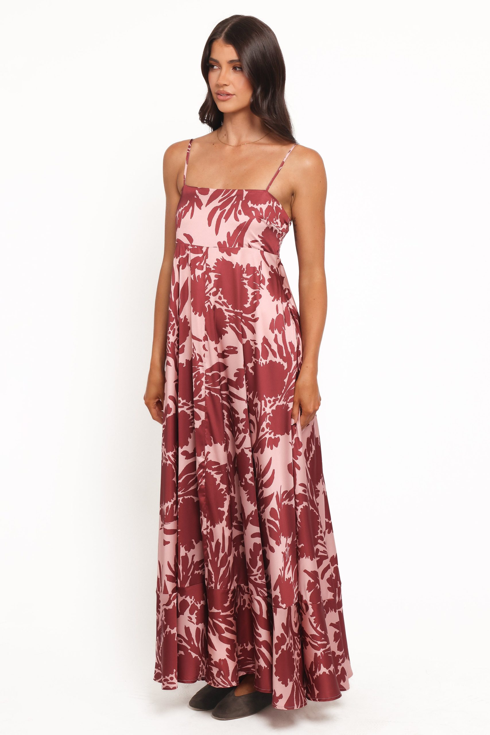 Elanor Maxi Dress - Pale Burgundy - Image 4