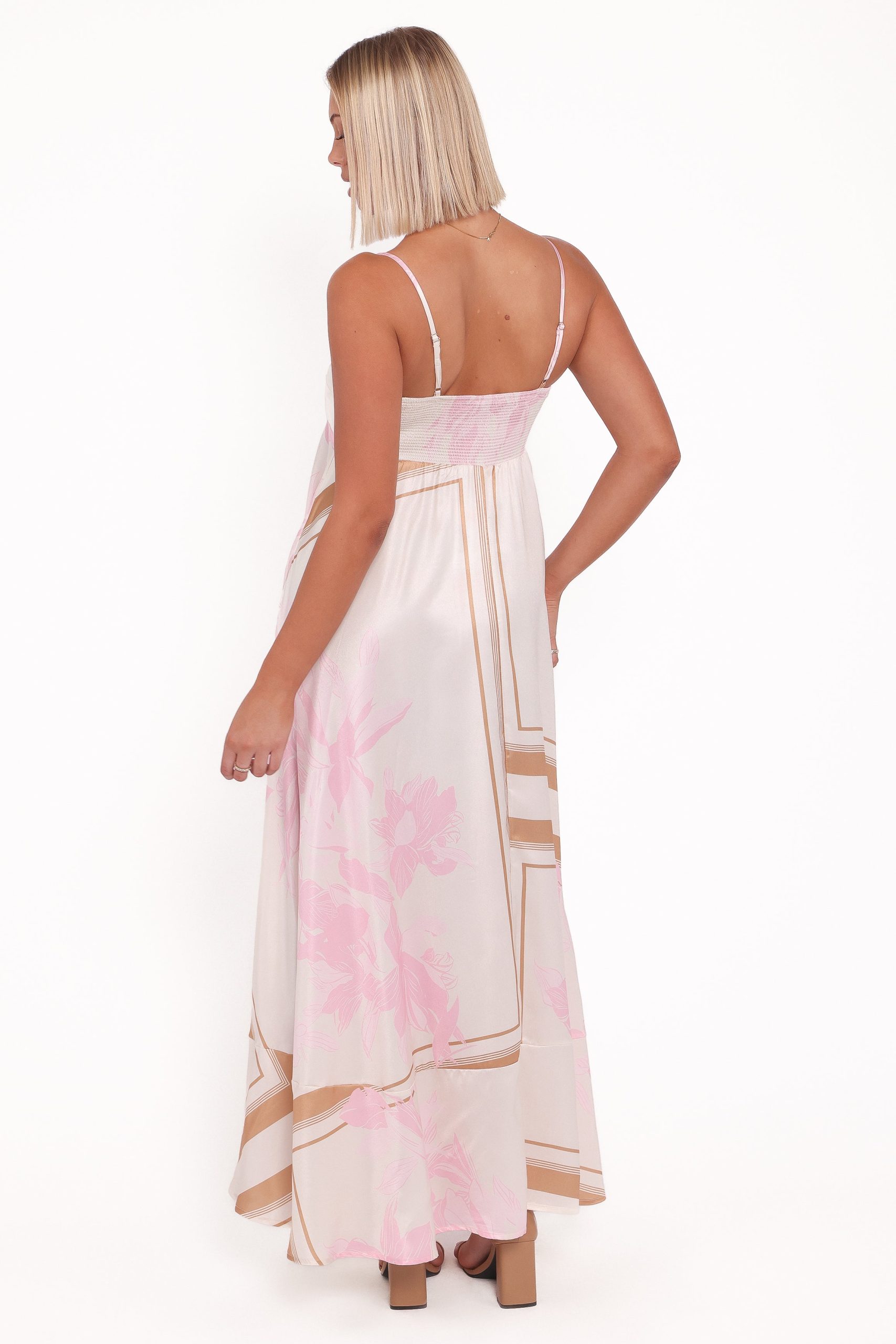Elanor Maxi Dress - Pink Print - Image 5