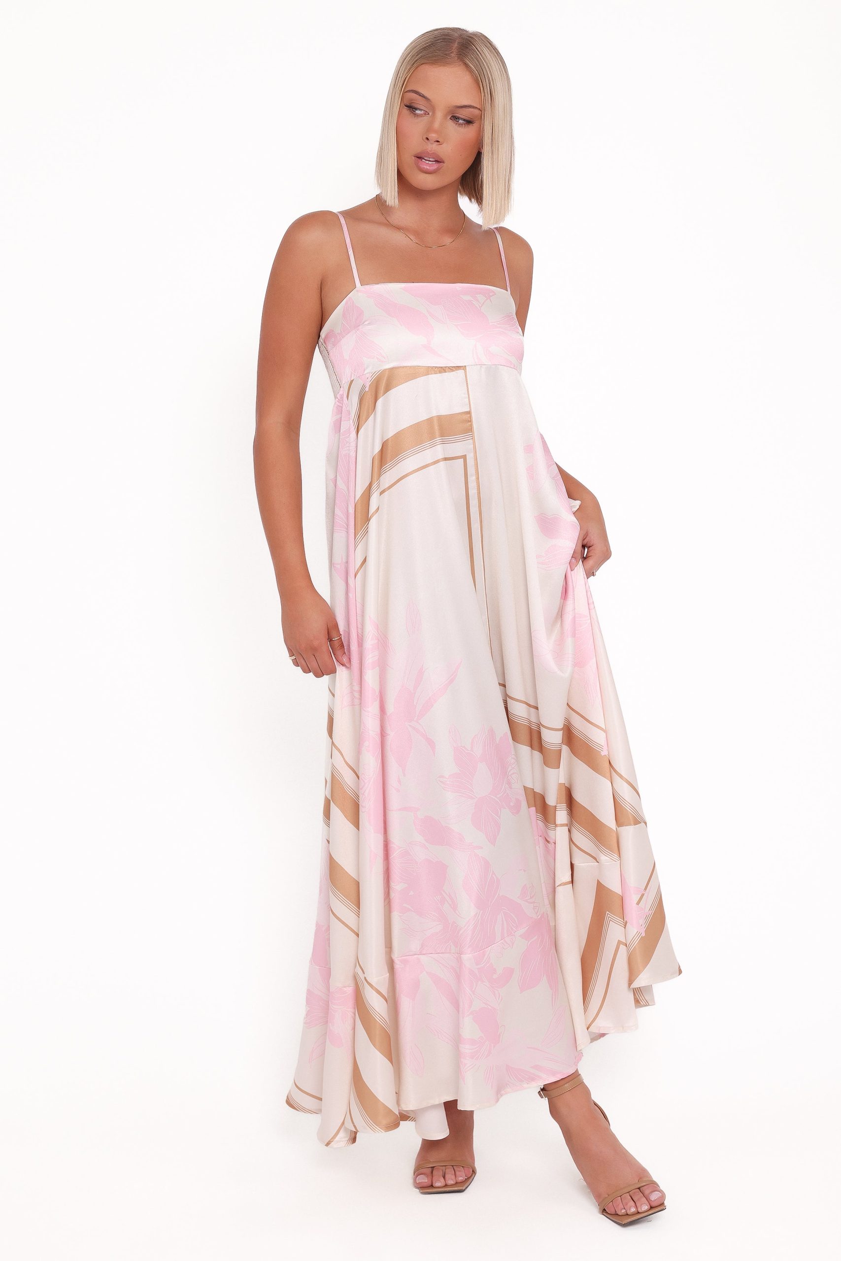 Elanor Maxi Dress - Pink Print - Image 2