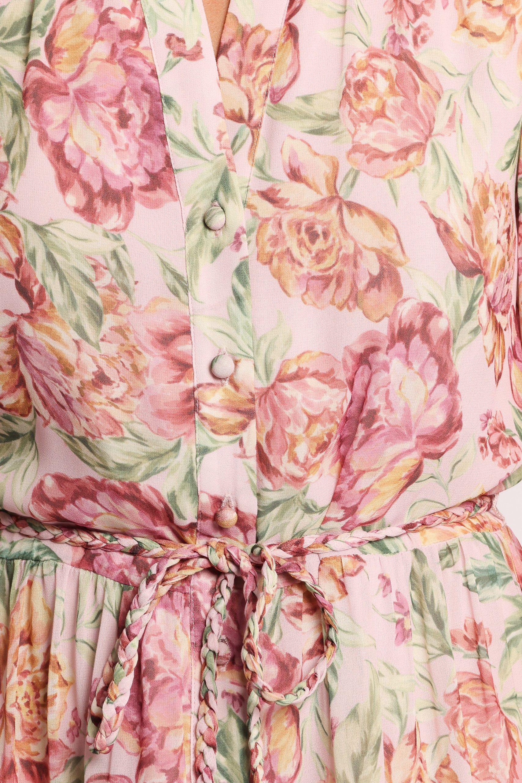 Elba Long Sleeve Mini Dress - Veiled Floral - Image 7