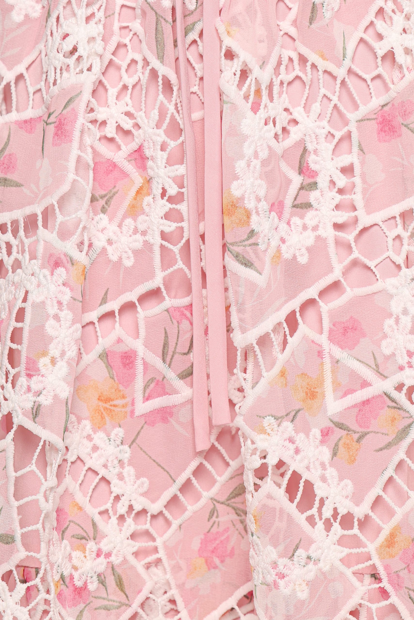 Eleanora Midi Dress - Pink Floral - Image 6