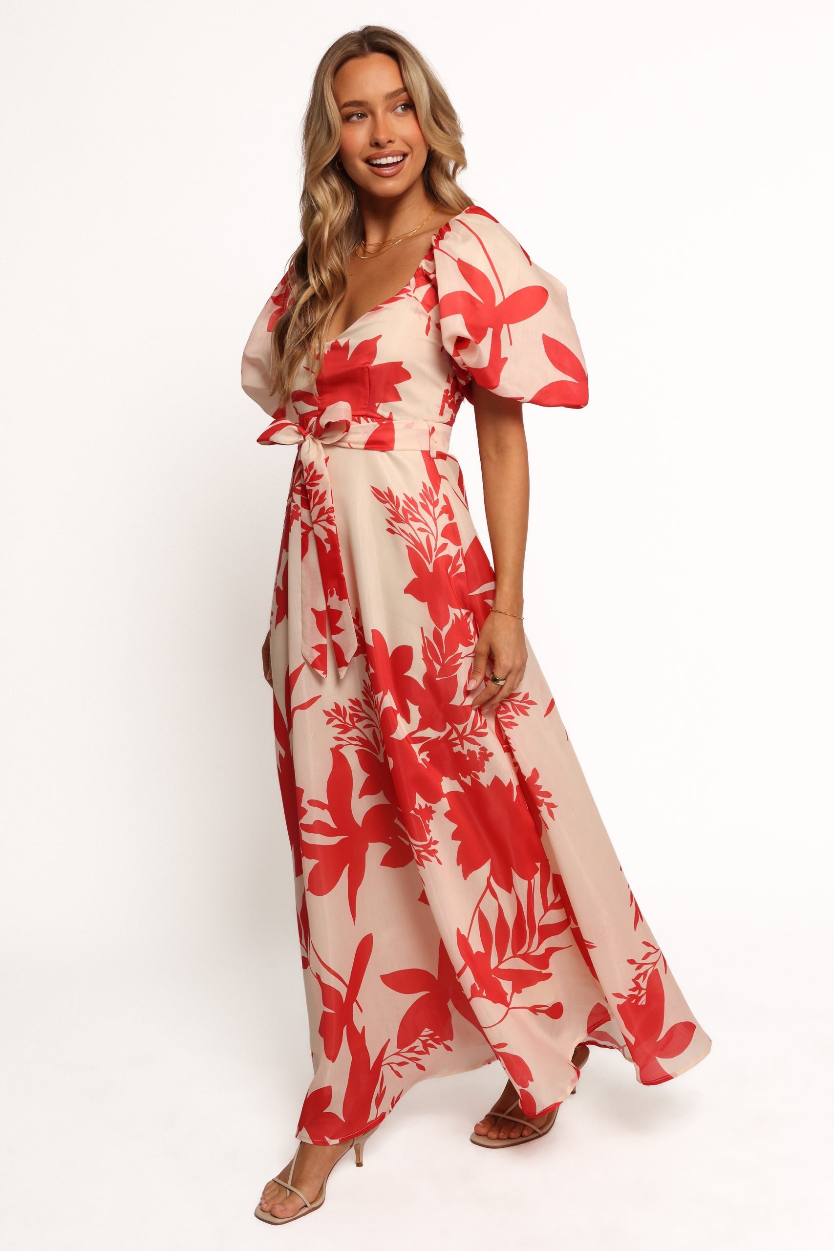 Ellery Midi Dress - Red Floral - Image 3