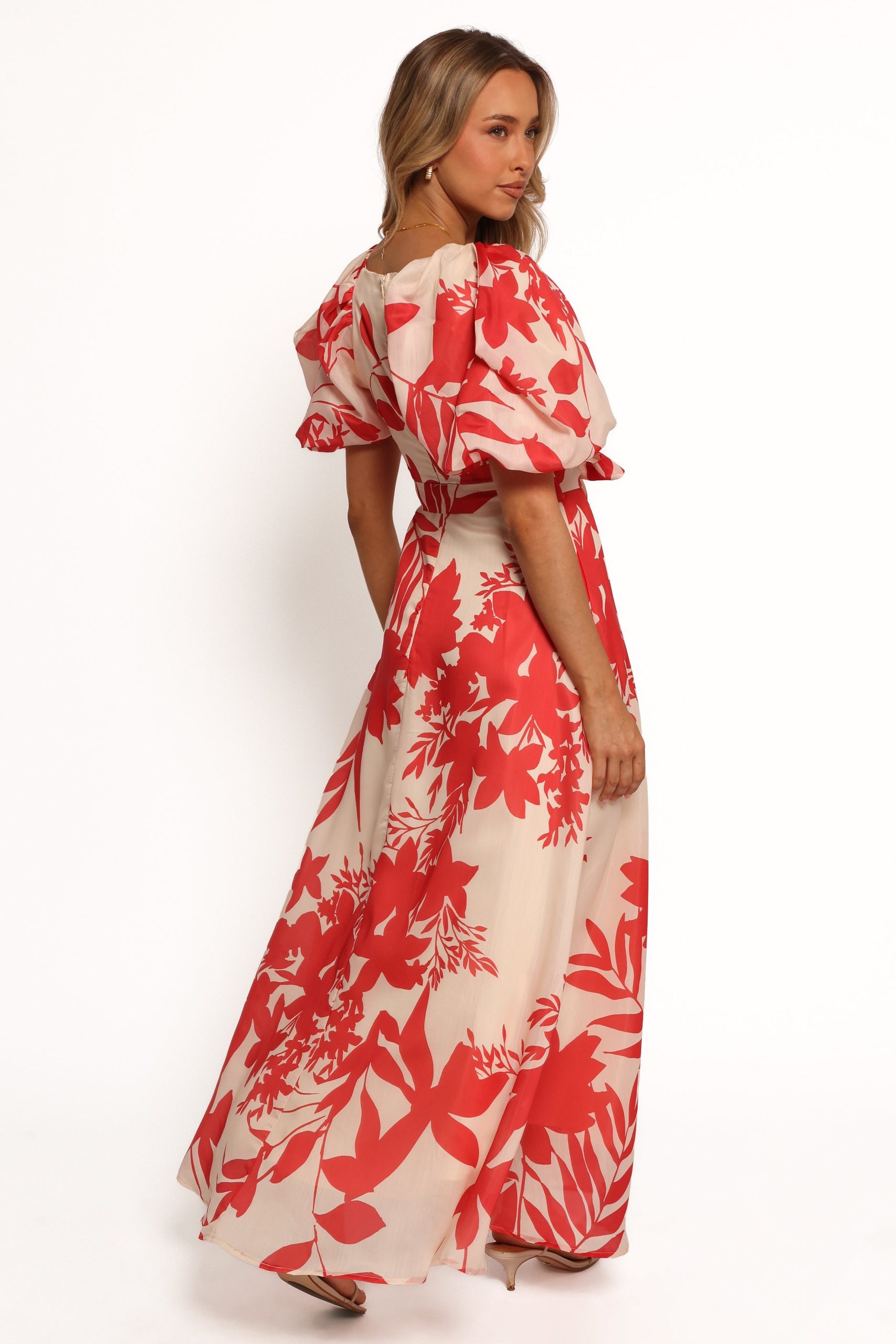 Ellery Midi Dress - Red Floral - Image 4