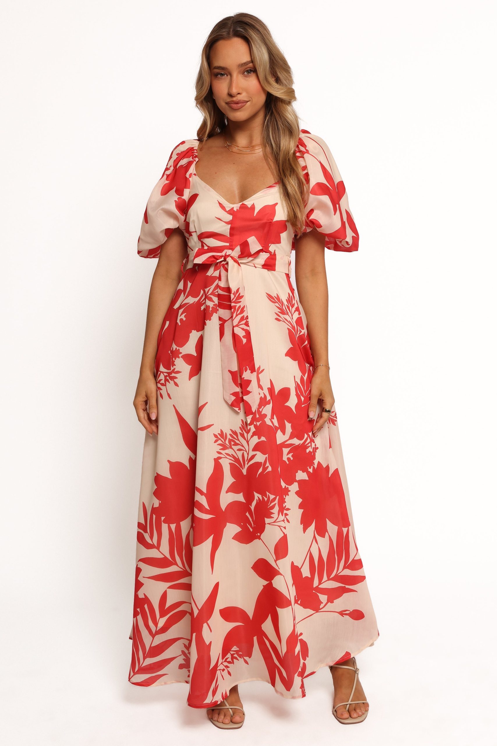 Ellery Midi Dress - Red Floral - Image 7