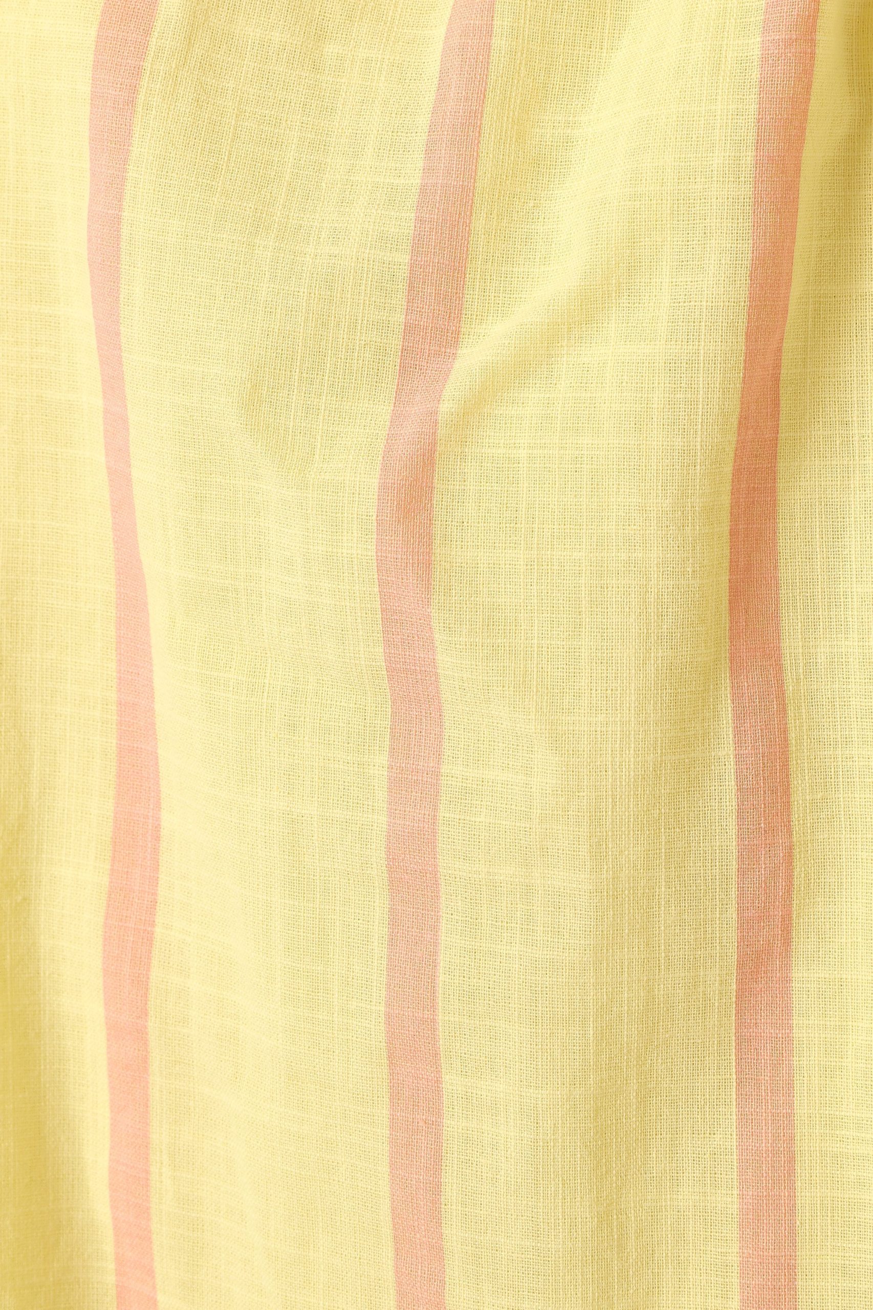 Ellie One Shoulder Dress - Yellow Pink Stripe - Image 8