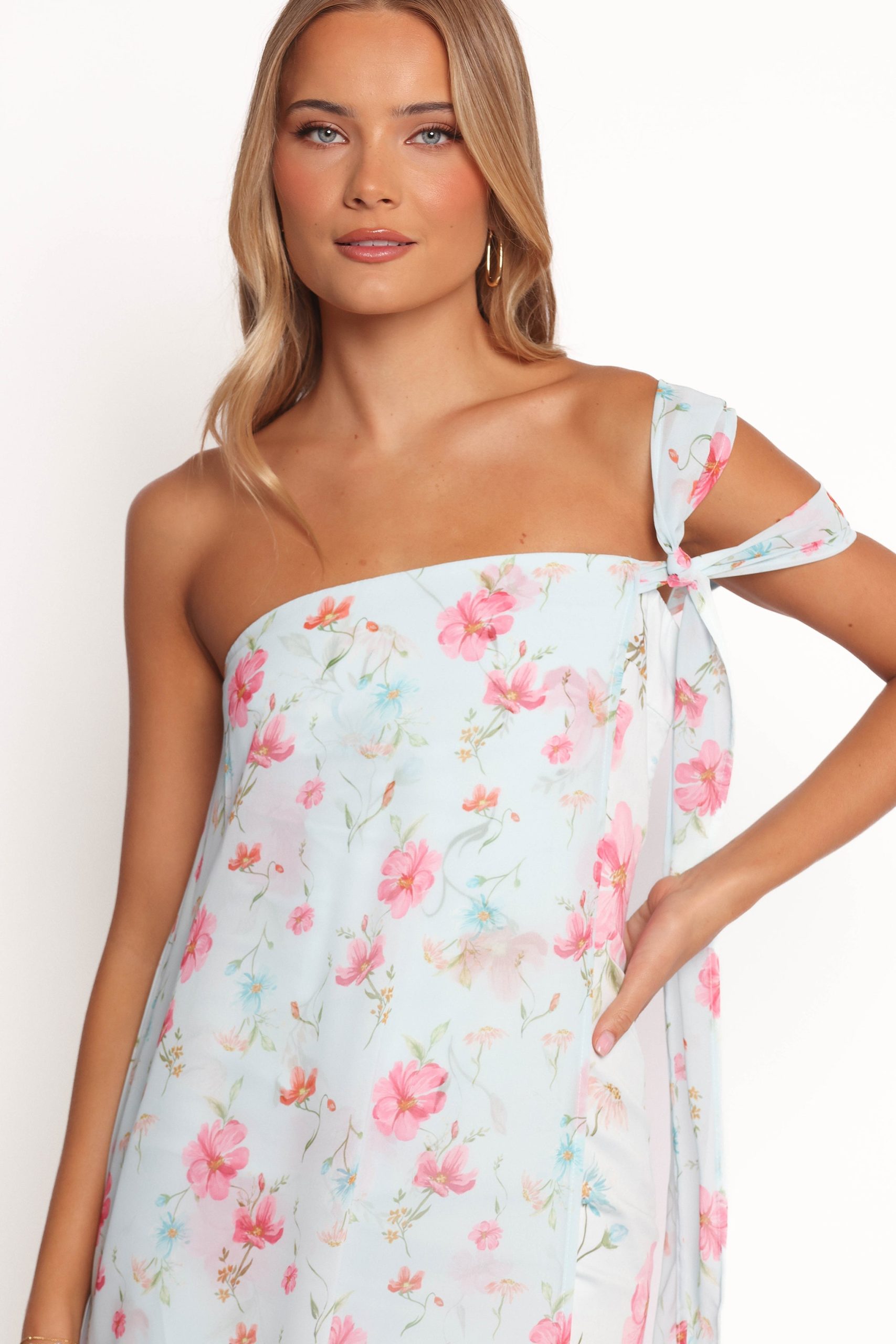 Eloisa Maxi Dress - Blue Floral - Image 3