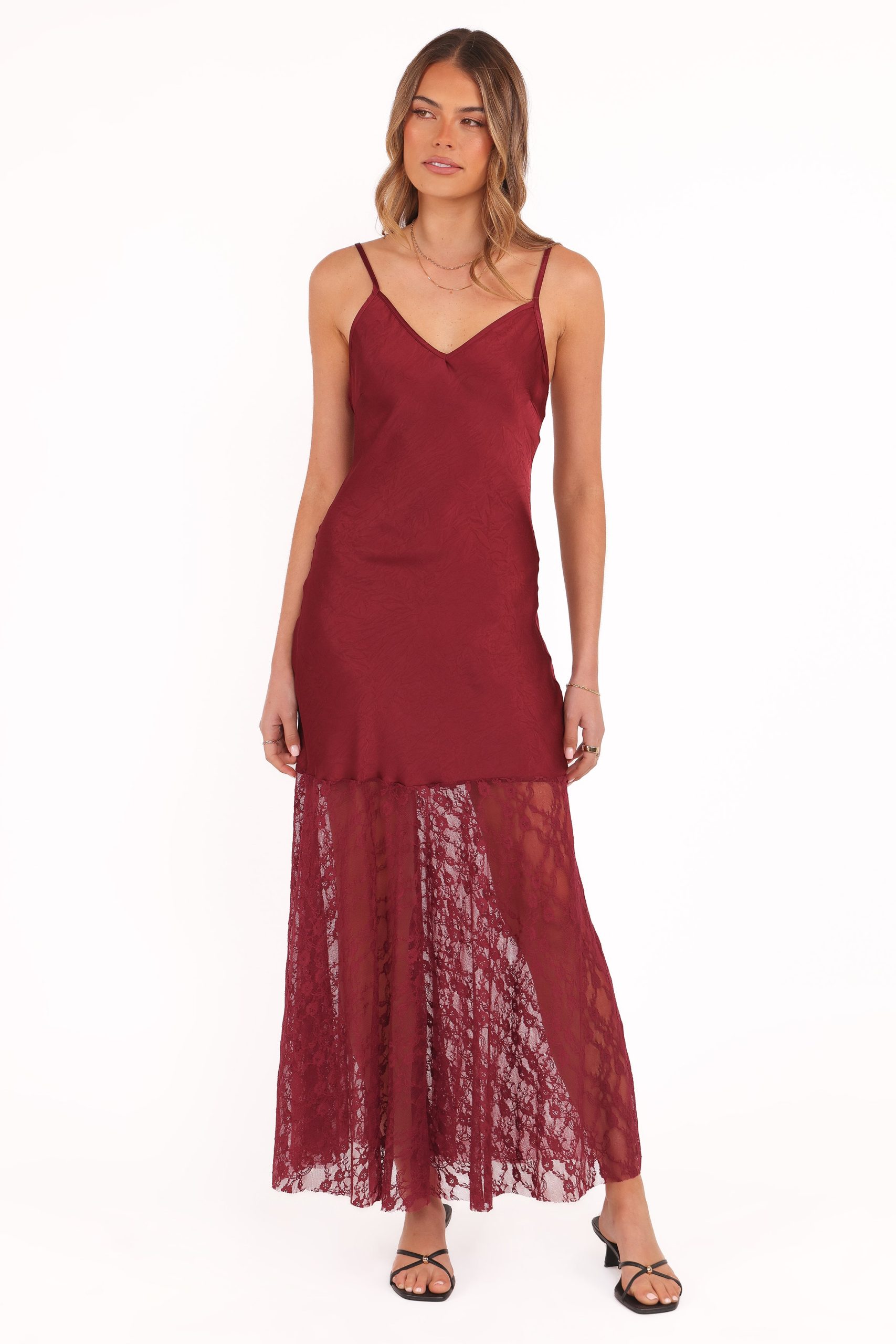 Elowyn Maxi Dress - Cherry - Image 2