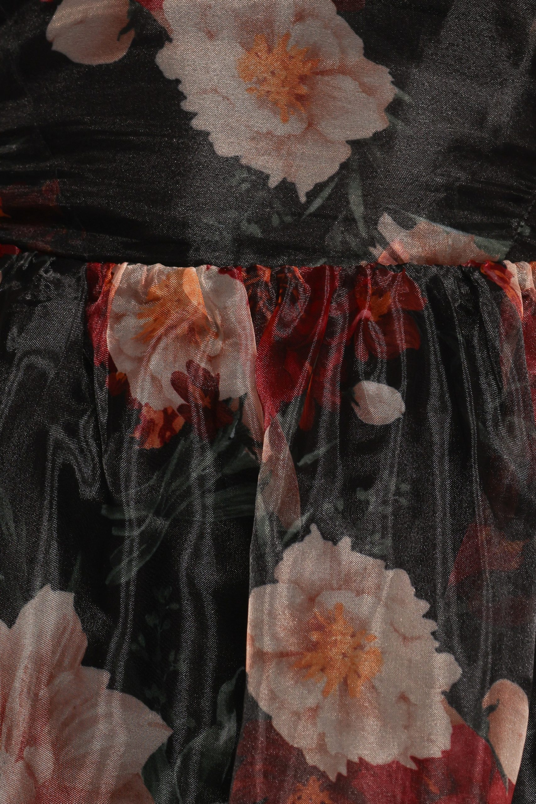 Elspeth Midi Dress - Black Floral - Image 8