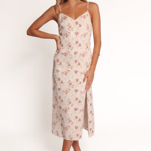 Elysian Maxi Dress - Pink Floral