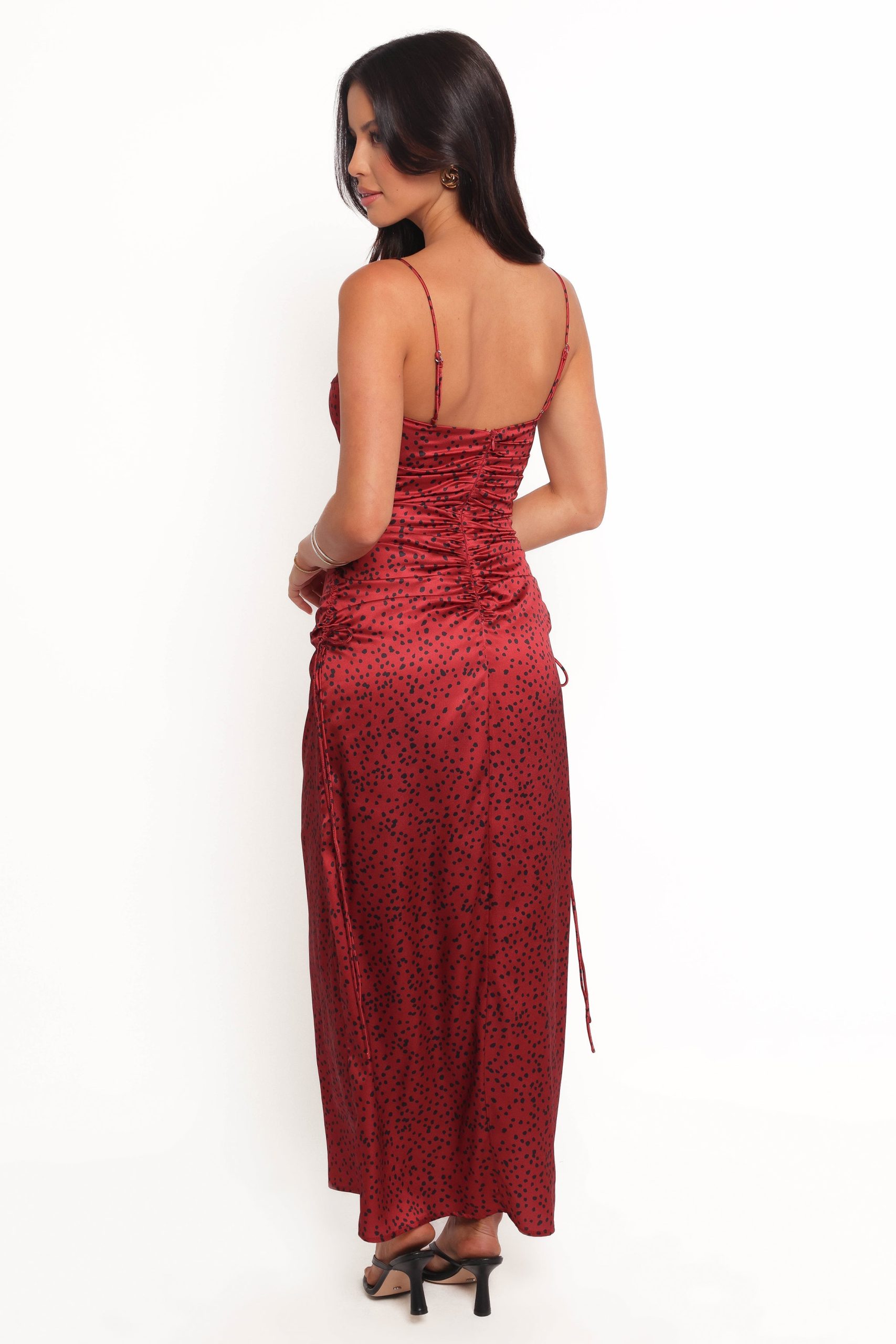 Enid Midi Dress - Red - Image 4