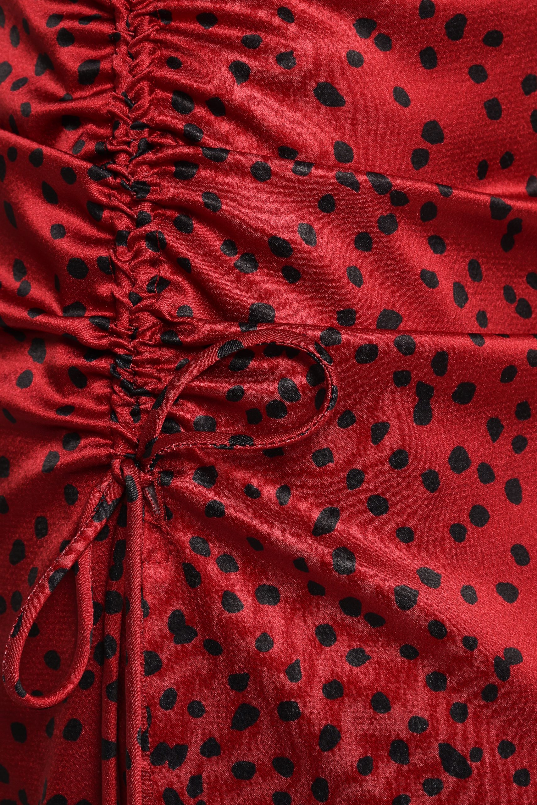 Enid Midi Dress - Red - Image 7