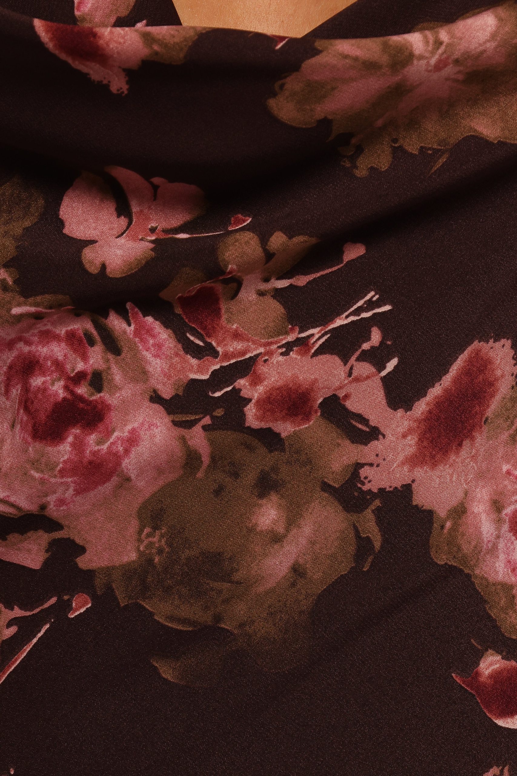 Enya Maxi Dress - Chocolate Floral - Image 10