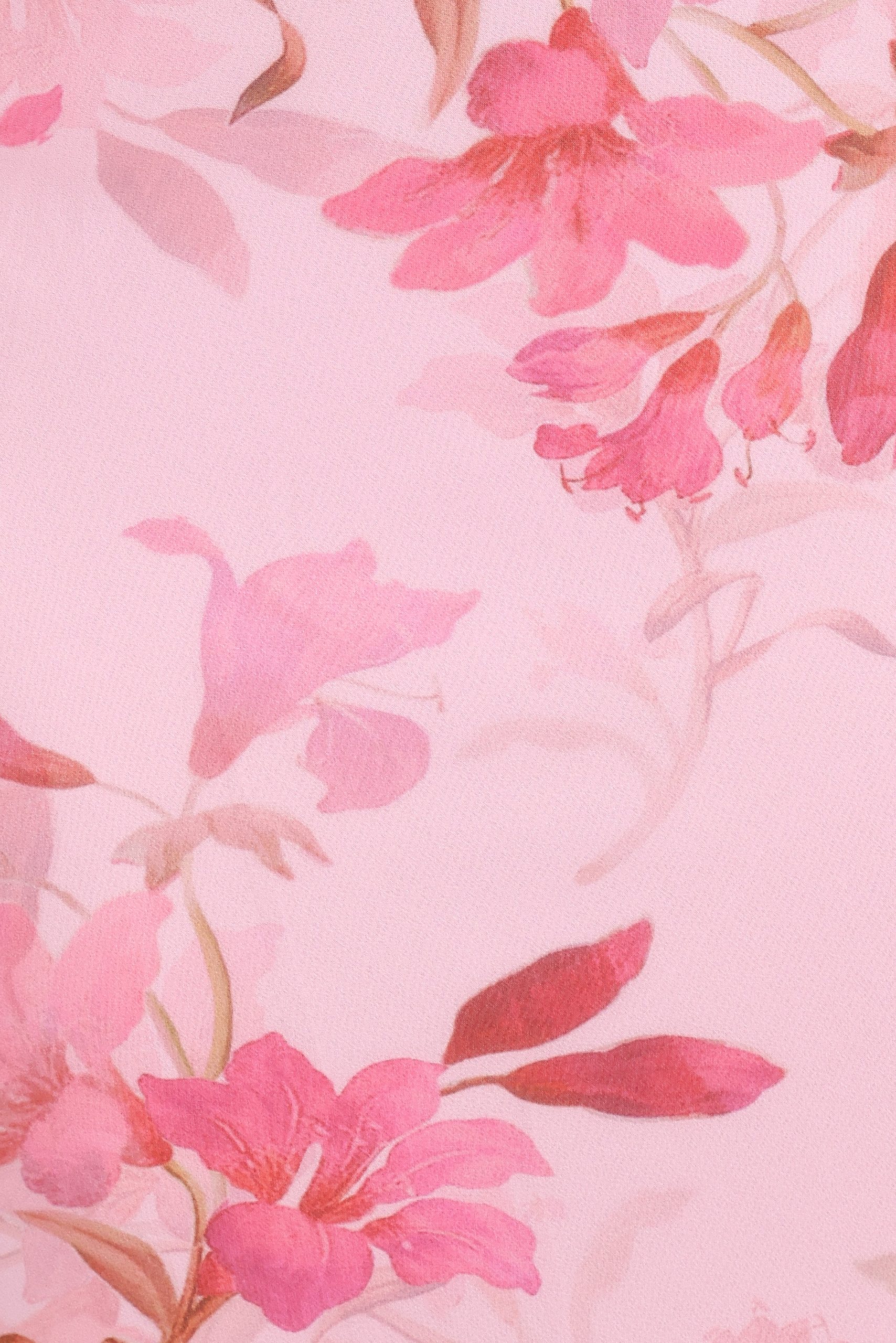 Esther Midi Dress - Pink Floral - Image 7