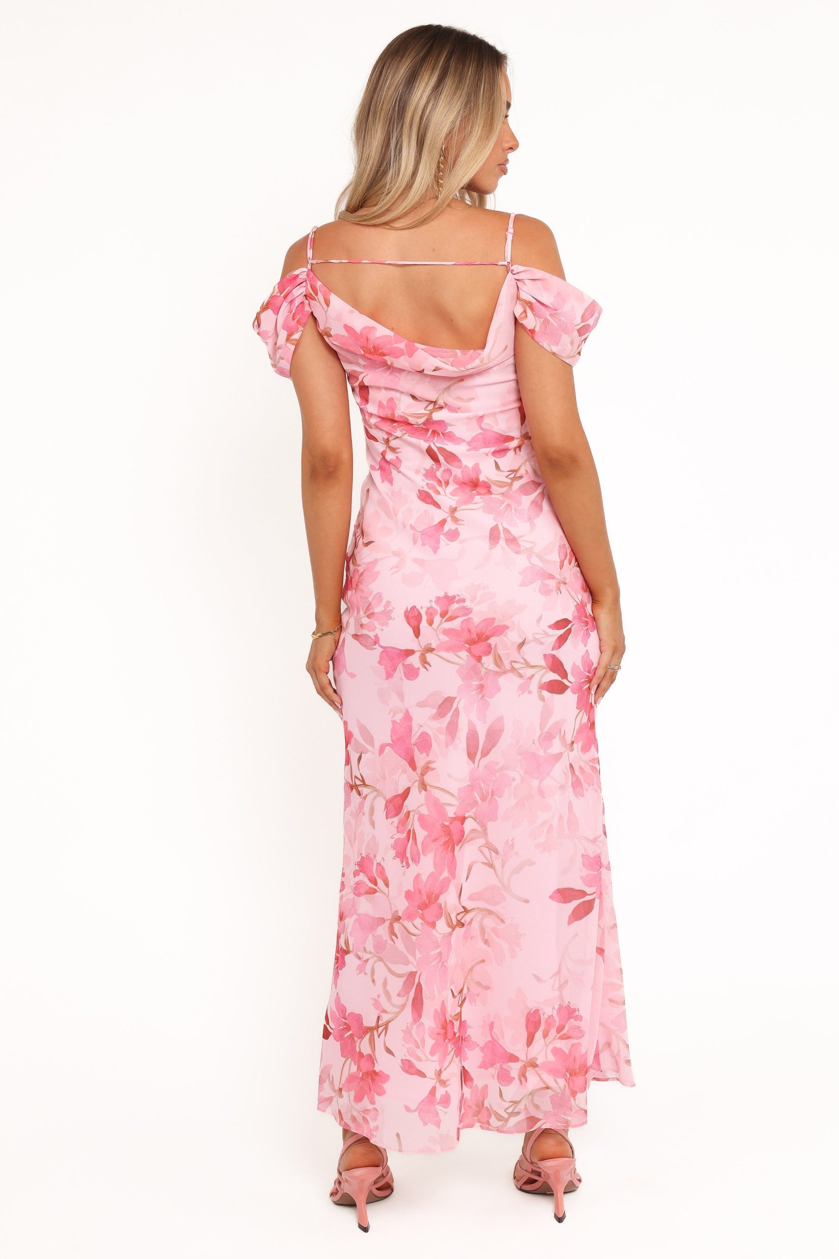Esther Midi Dress - Pink Floral - Image 5
