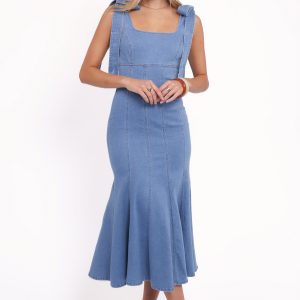 Eugenia Midi Dress - Indigo Denim
