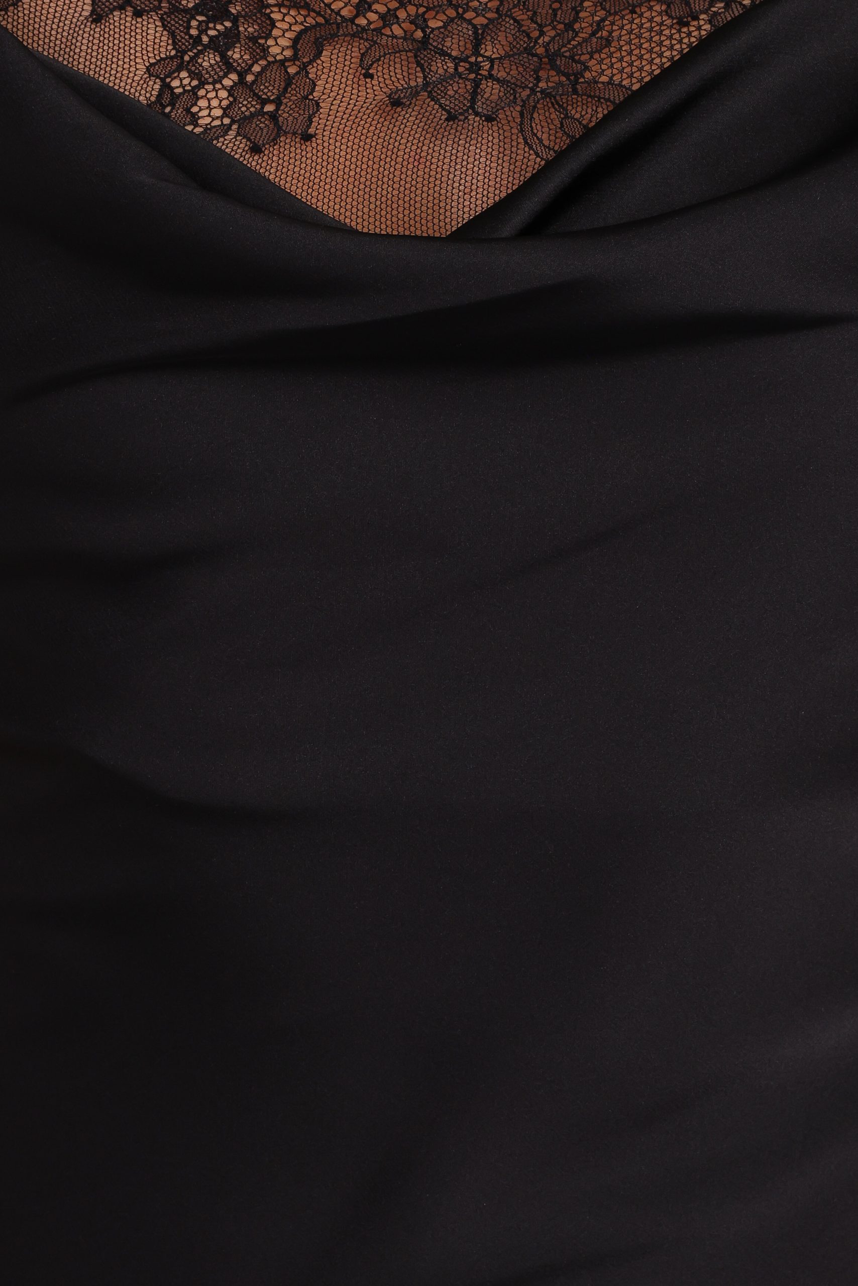 Evana Lace Maxi Dress - Black - Image 7