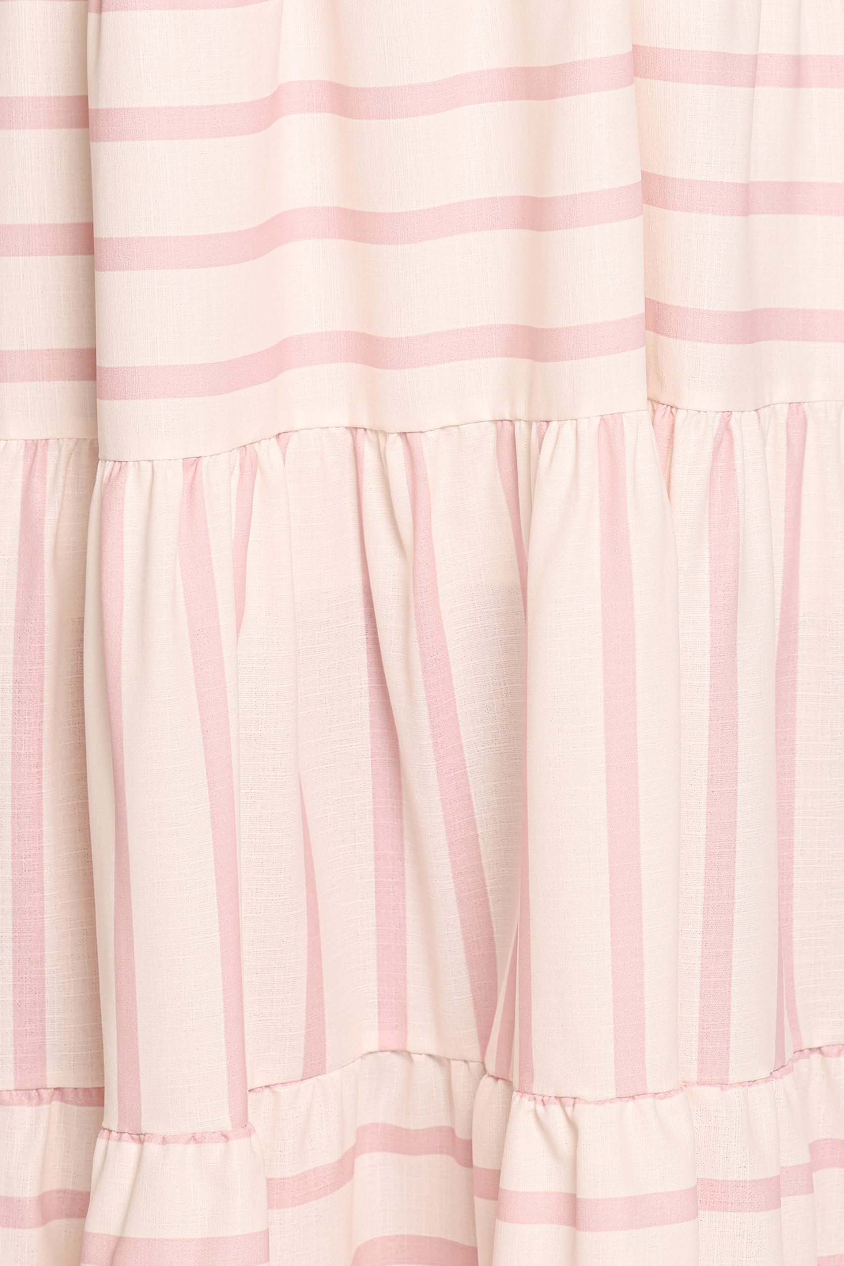 Evelin Midi Dress - Pink Stripe - Image 6
