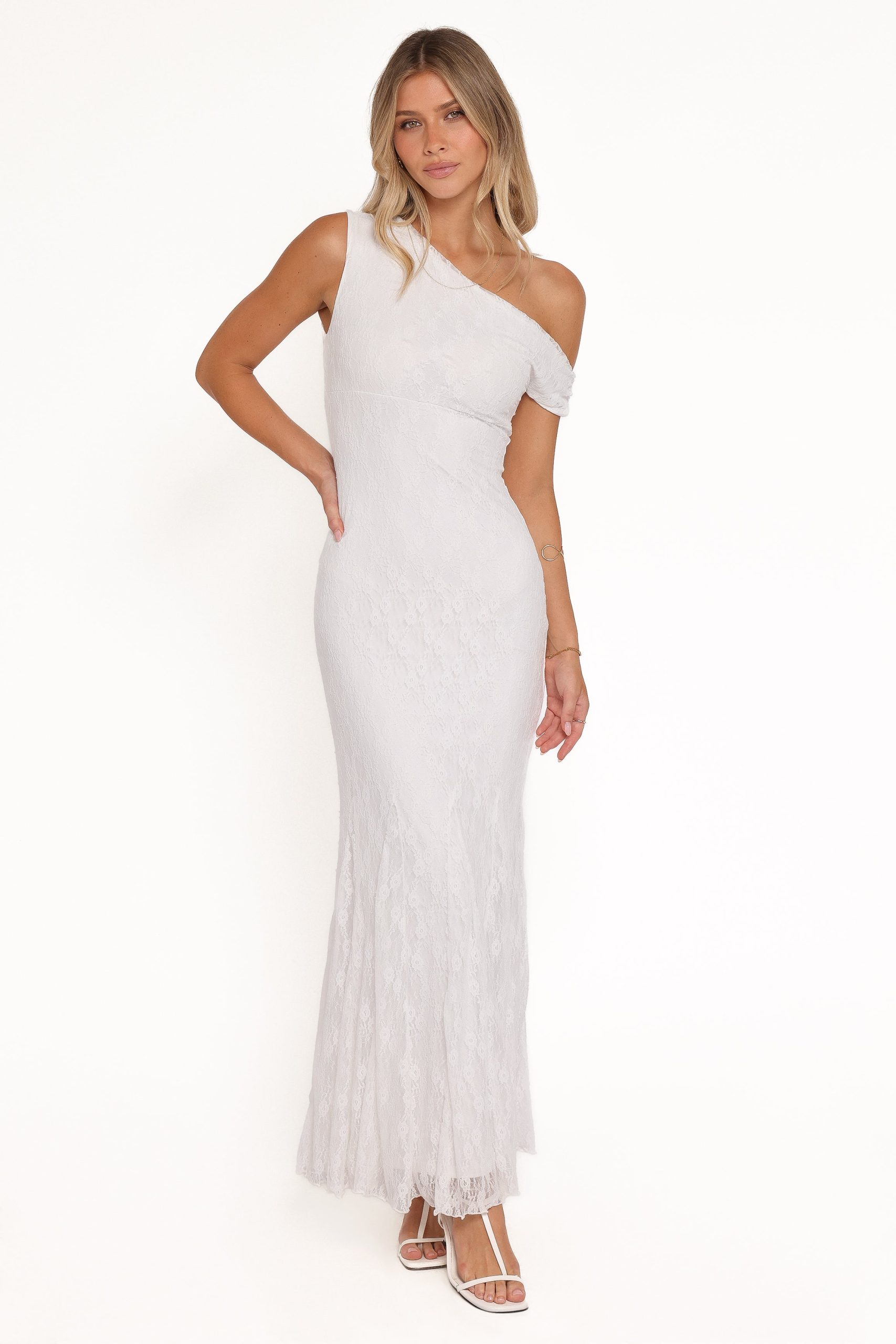 Evelon Off Shoulder Maxi Dress - White - Image 6