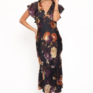 Evonne Midi Dress - Nightfall Floral