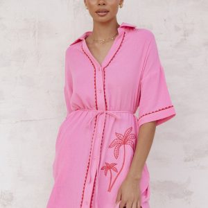 Fabiola Mini Dress - Pink
