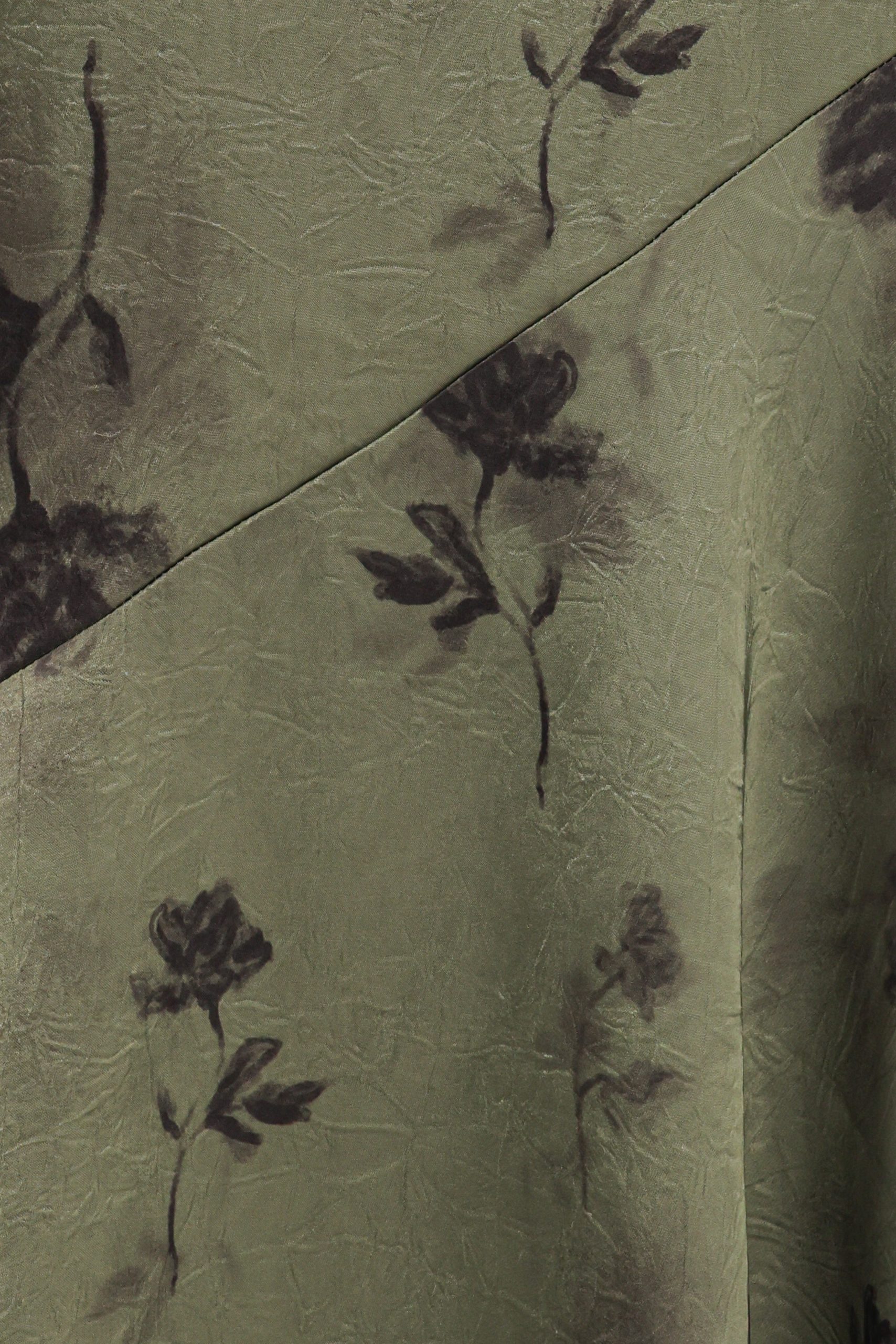 Fia Midi Dress - Green Floral - Image 5