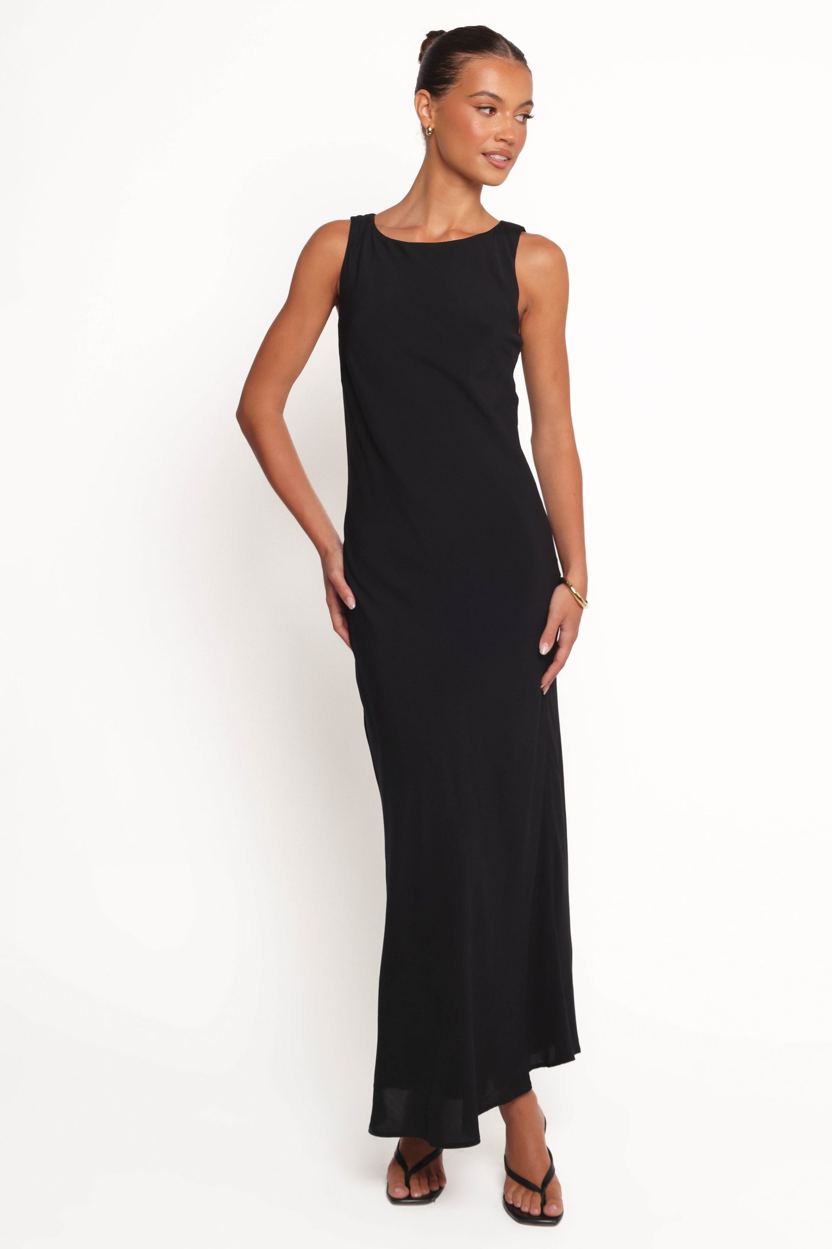 Flavia Maxi Dress - Black - Image 2