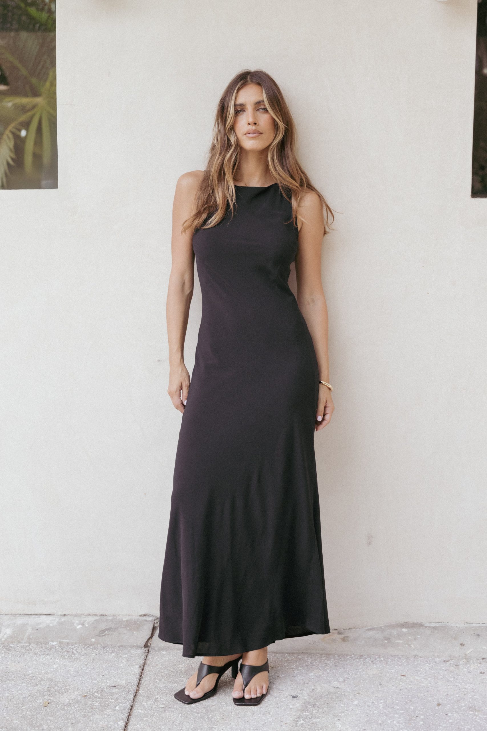 Flavia Maxi Dress - Black - Image 7