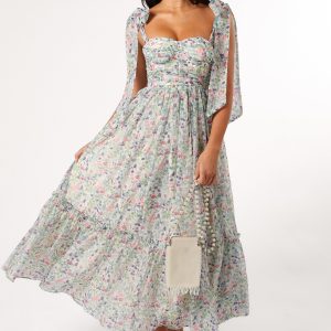 Floret Midi Dress - Multi