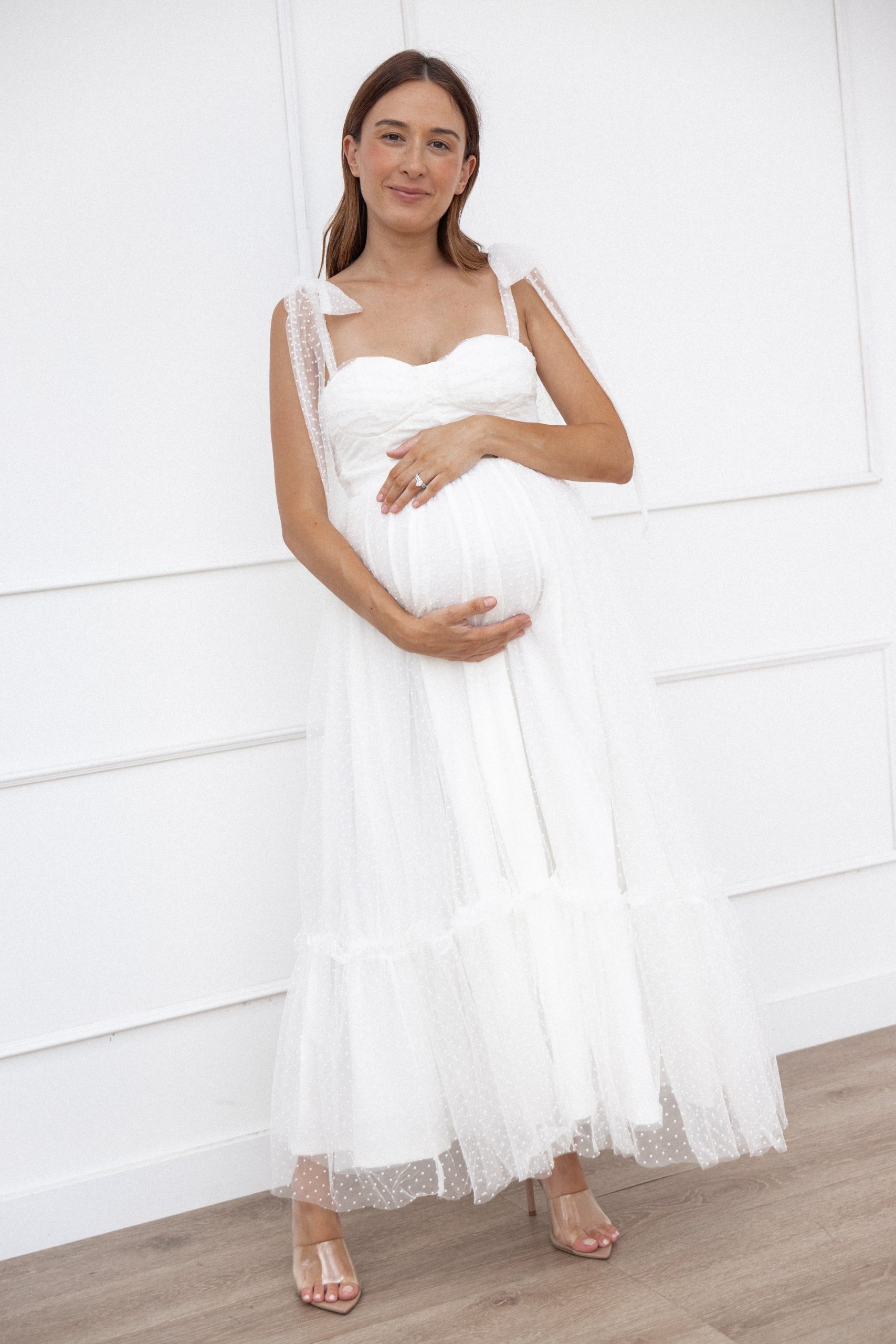 Floret Midi Dress - Off White - Image 10
