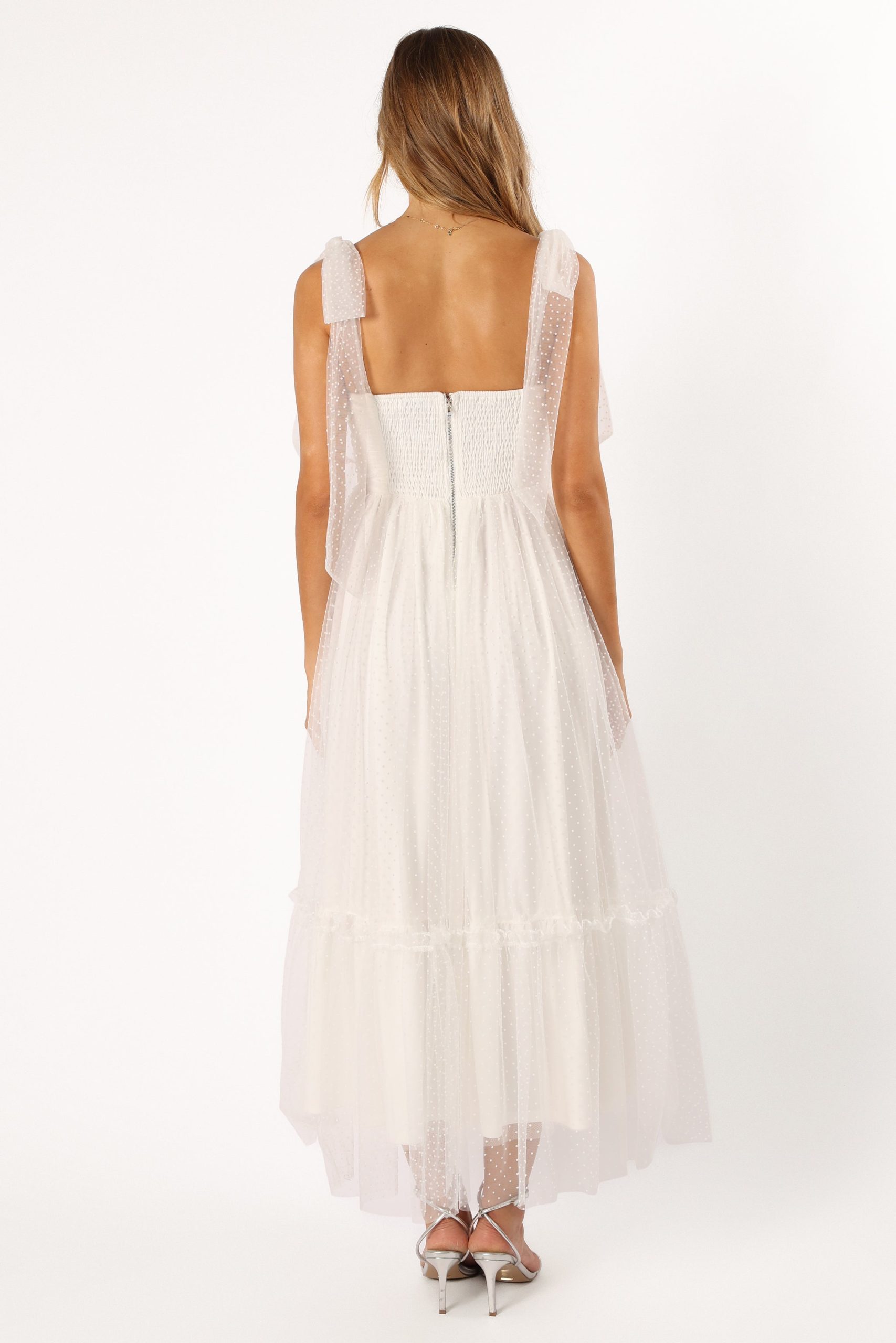 Floret Midi Dress - Off White - Image 7