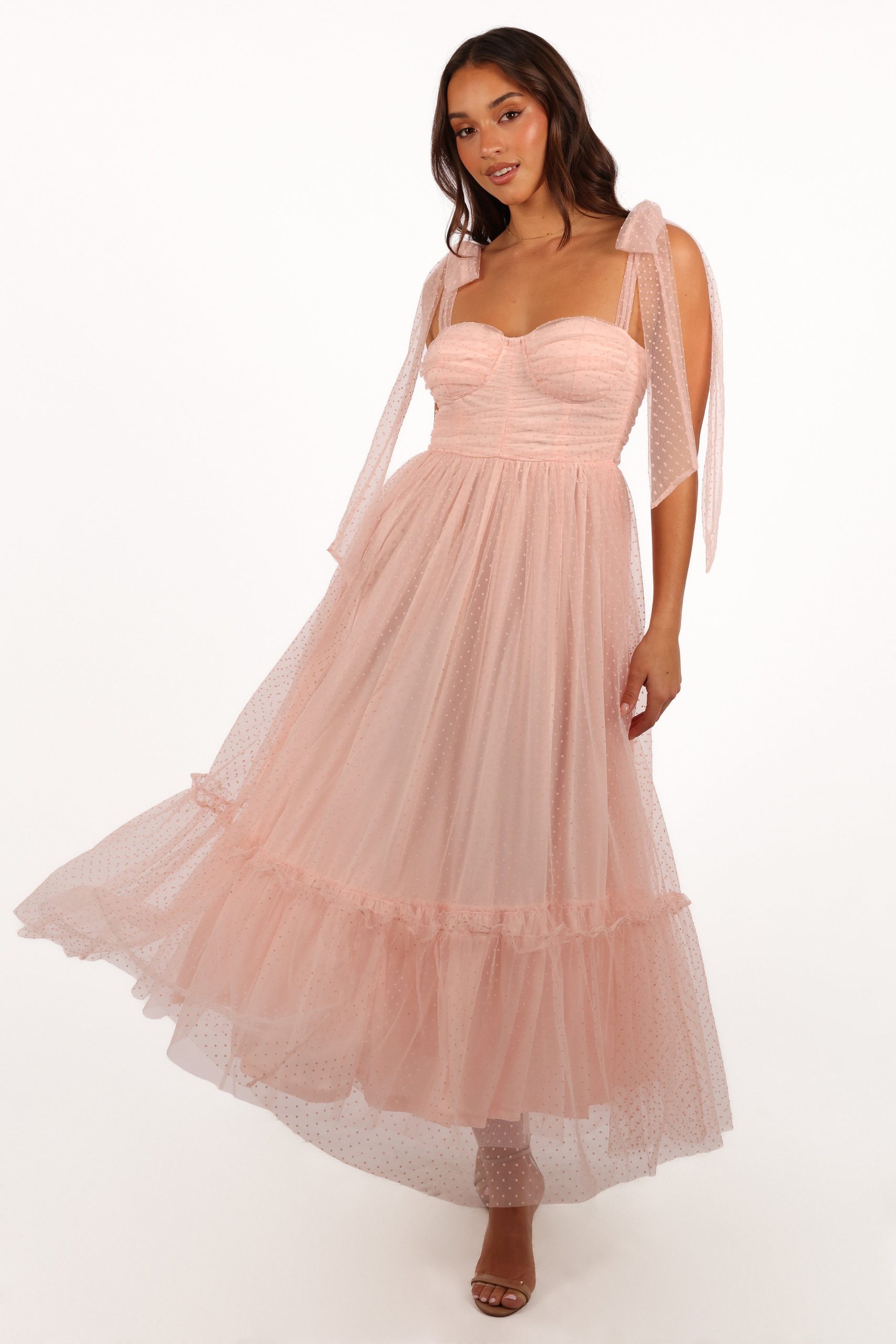 Floret Midi Dress - Petal Pink - Image 4