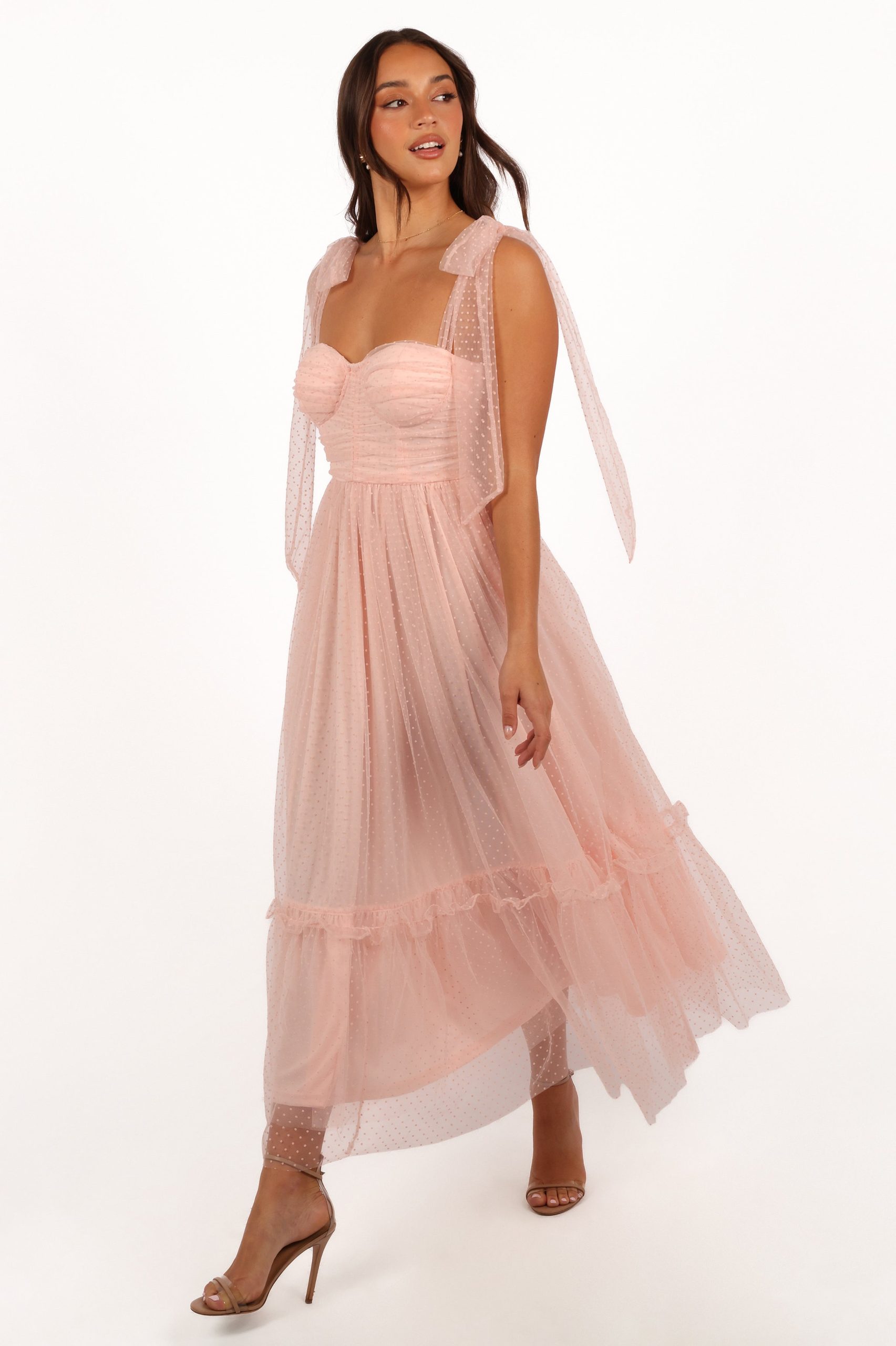 Floret Midi Dress - Petal Pink - Image 7