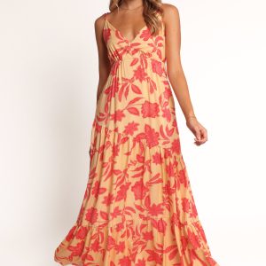 Forbes Maxi Dress - Red Floral