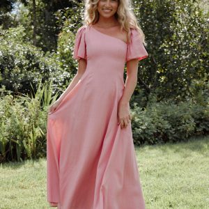 Franca Midi Dress - Pink