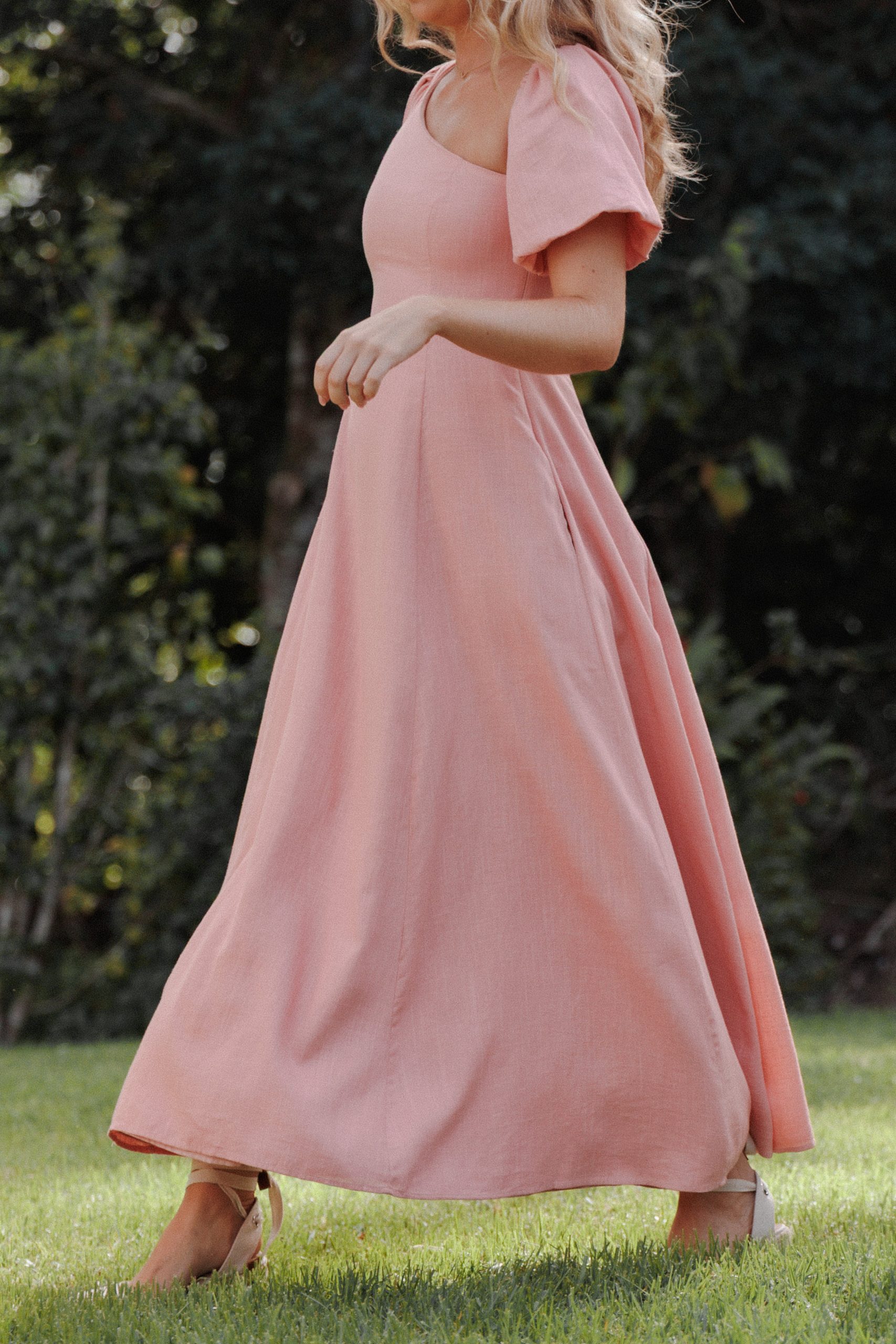 Franca Midi Dress - Pink - Image 8