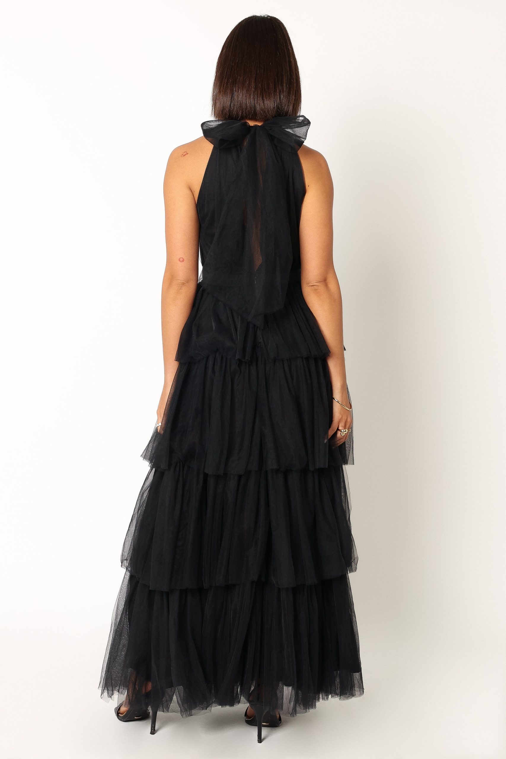 Frances Halterneck Maxi Dress - Black - Image 4
