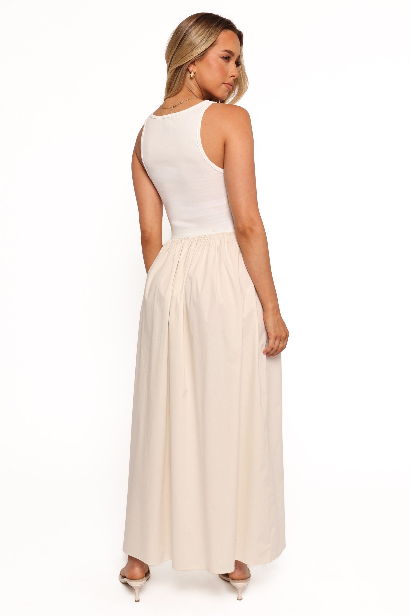 Franki Midi Dress - White Cream - Image 6