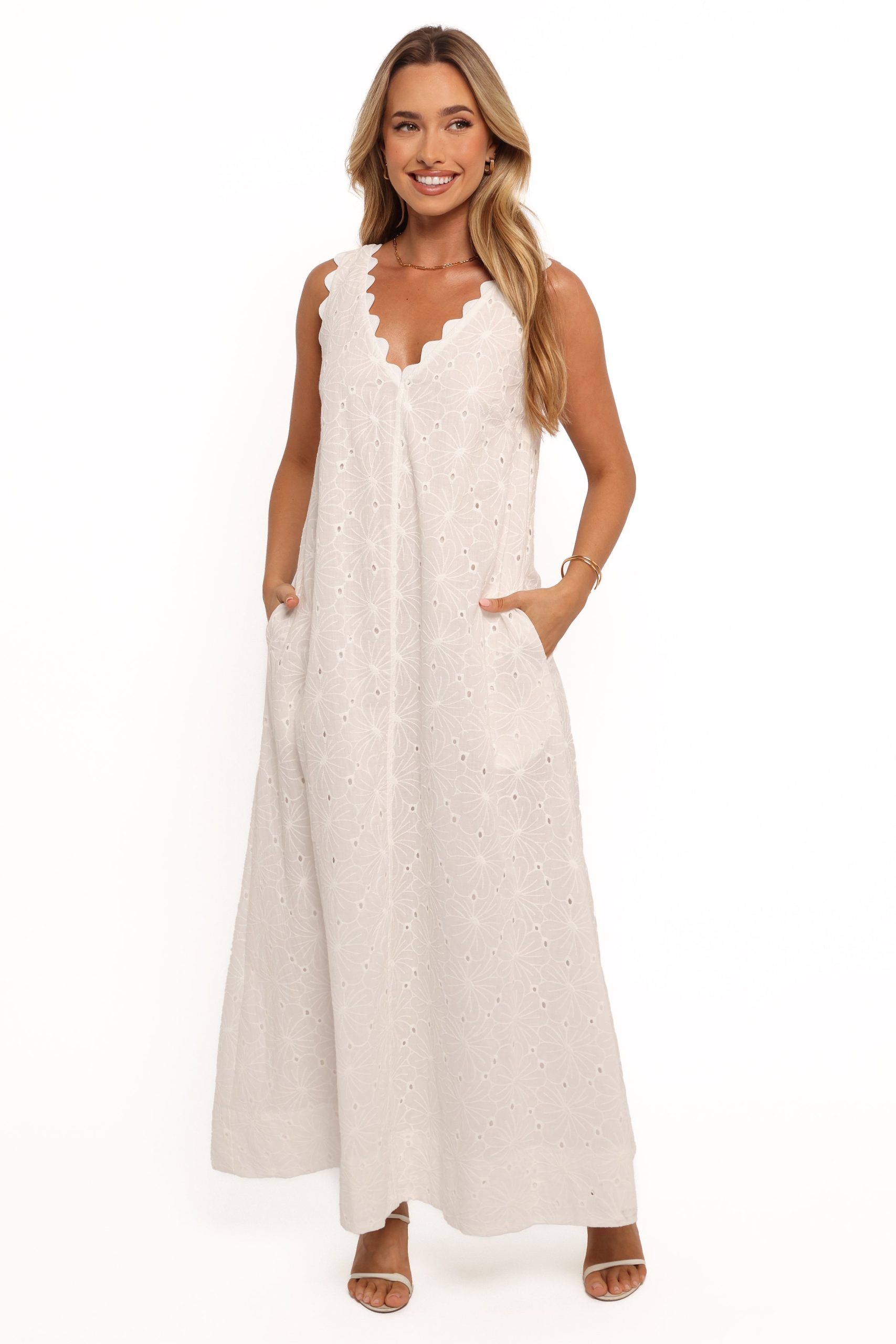 Gabriella Maxi Dress - White - Image 3