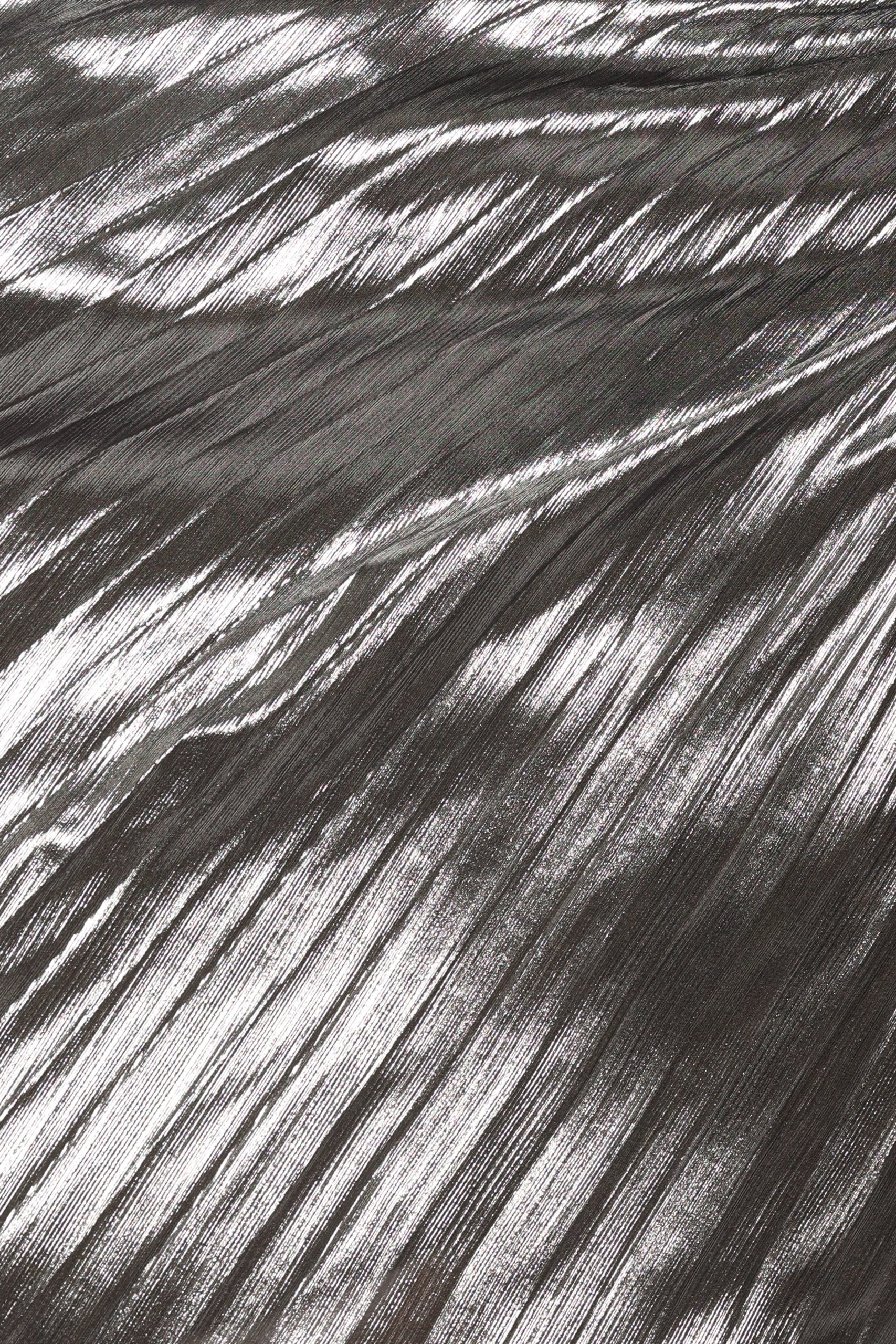 Gaia Maxi Dress - Silver - Image 8