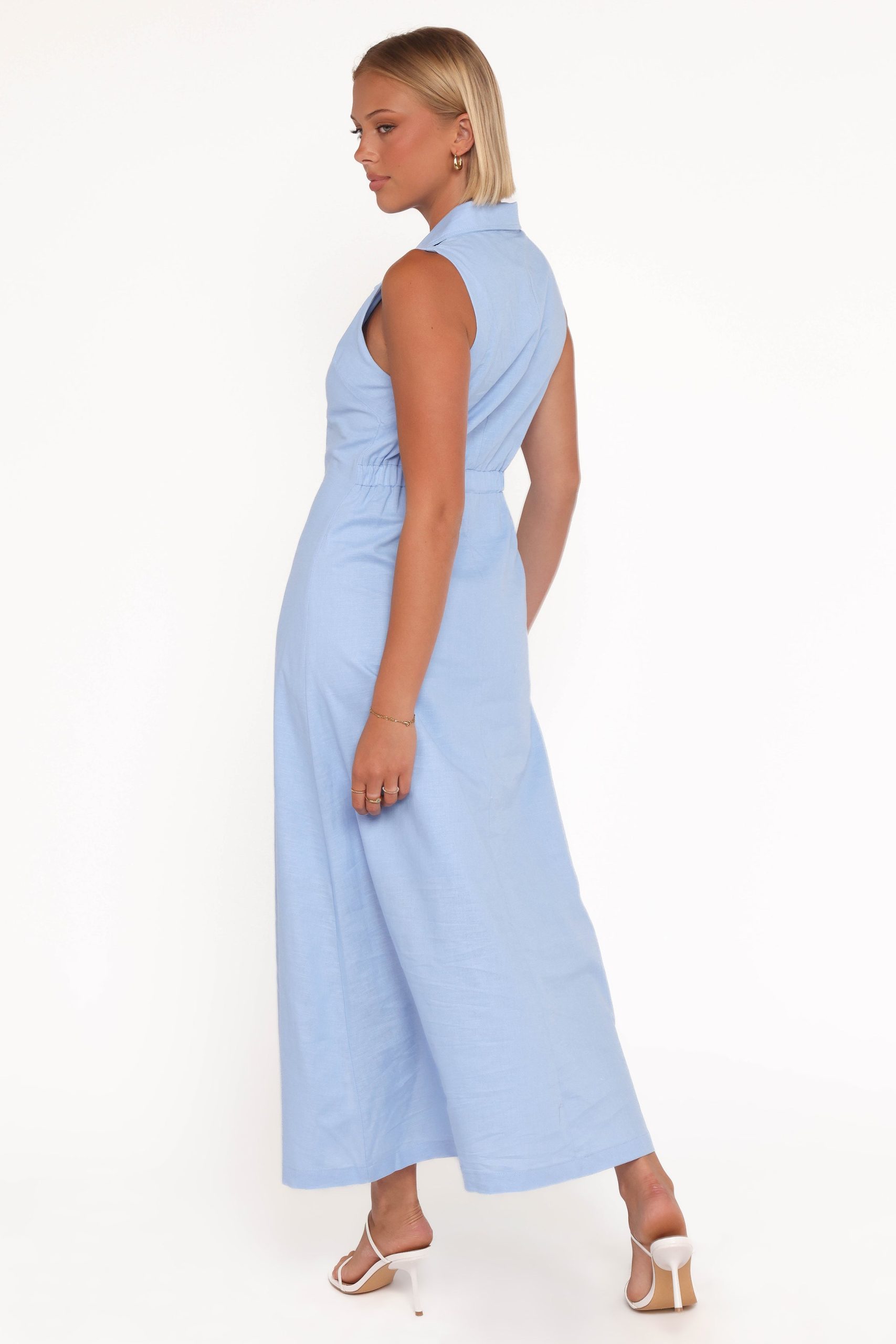 Galia Midi Dress - Blue - Image 3