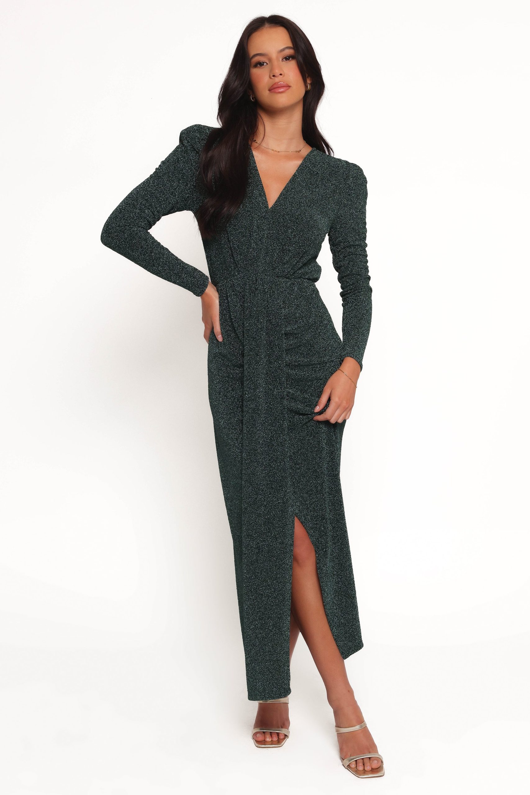 Grayson Maxi Dress - Emerald - Image 2
