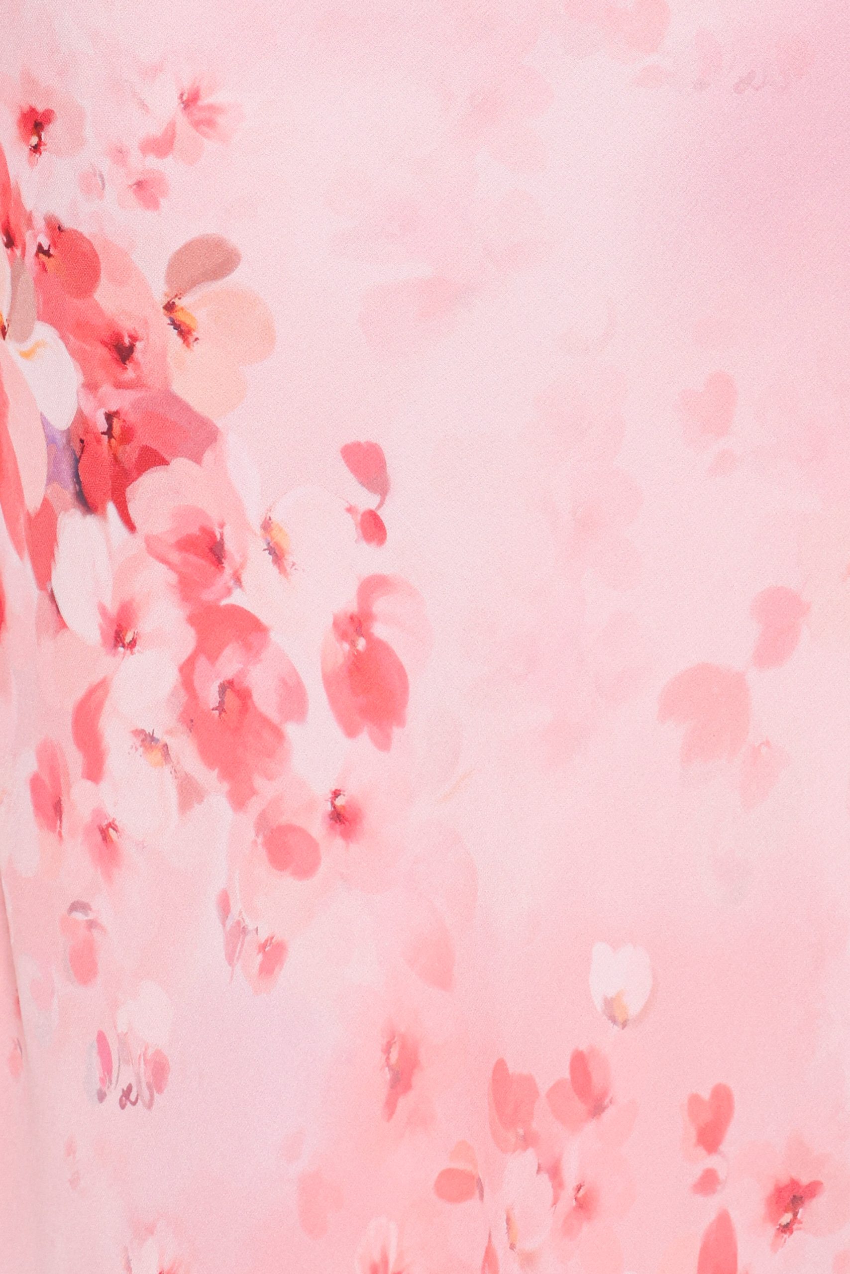 Gwyneth Halterneck Maxi Dress - Pink Floral - Image 6