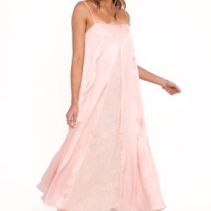 Halsey Midi Dress - Pink