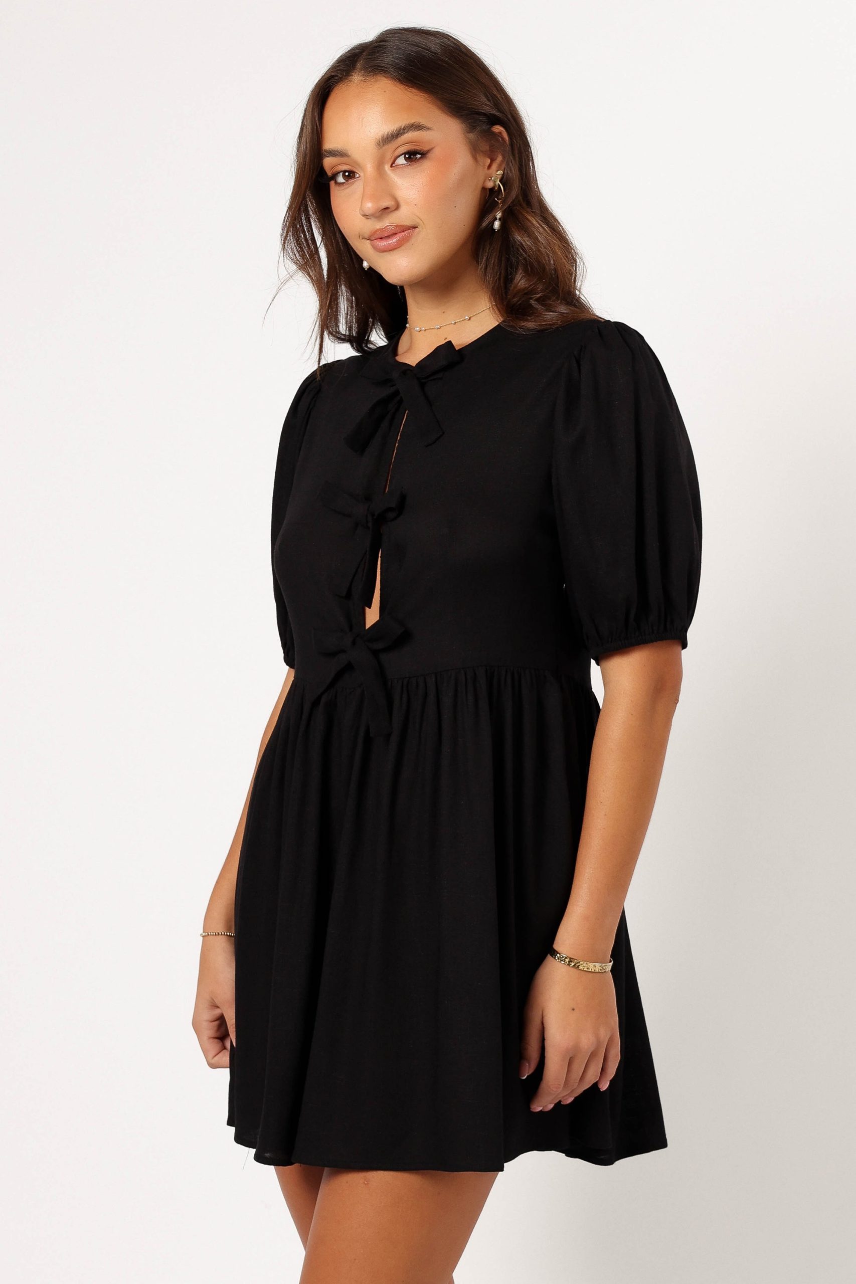 Harlyn Mini Dress - Black - Image 3