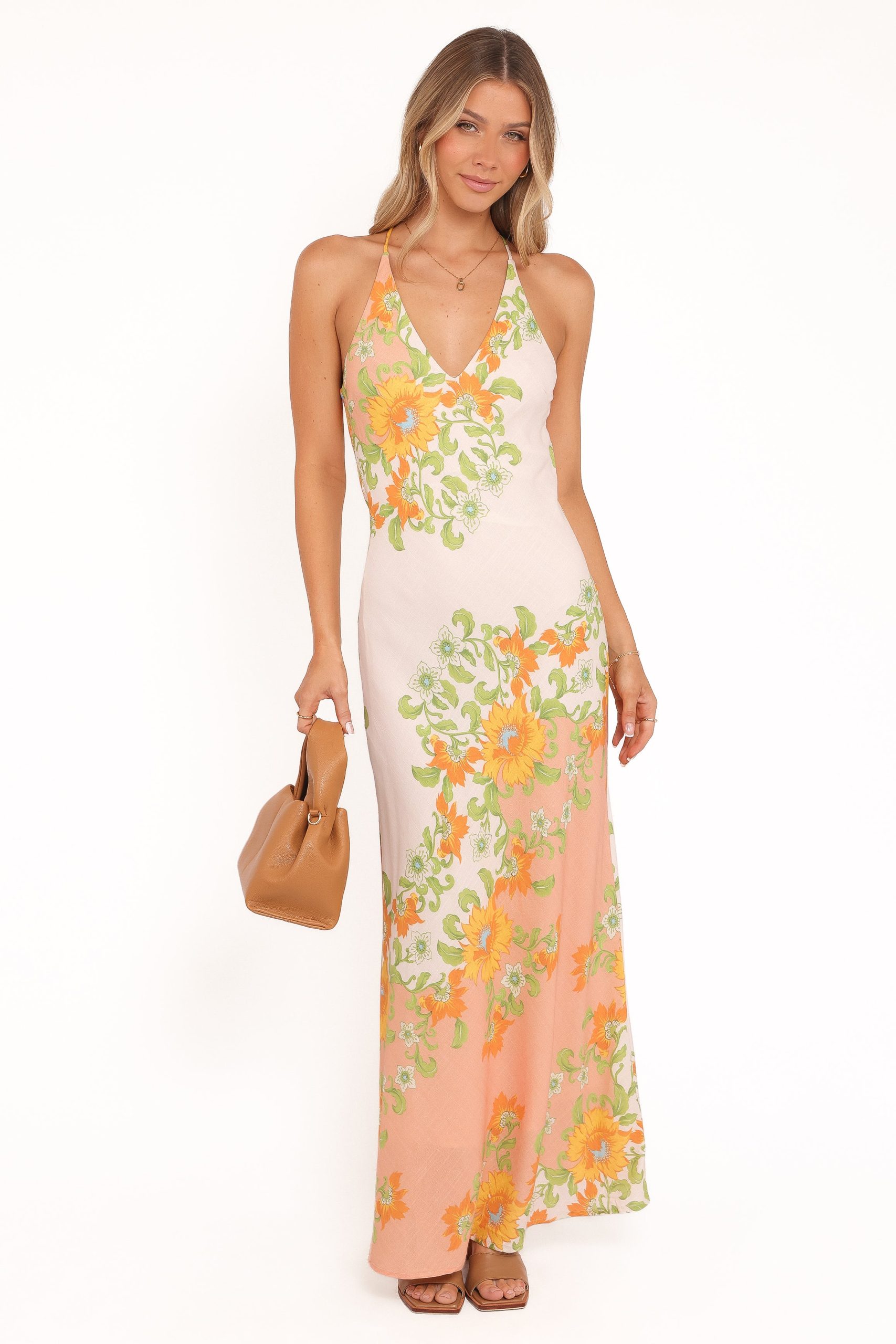 Haruki Maxi Dress - Yellow Spring Floral - Image 2
