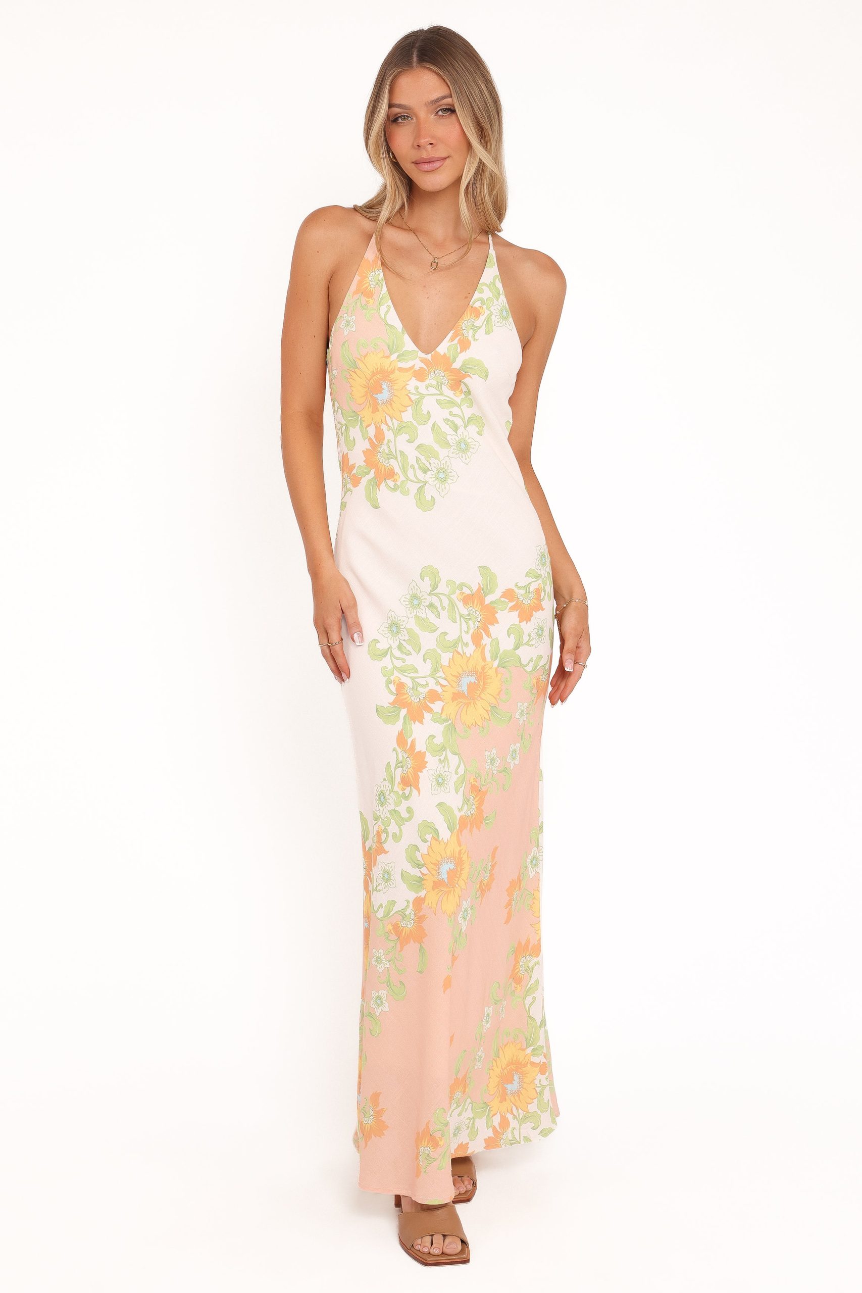 Haruki Maxi Dress - Yellow Spring Floral - Image 6