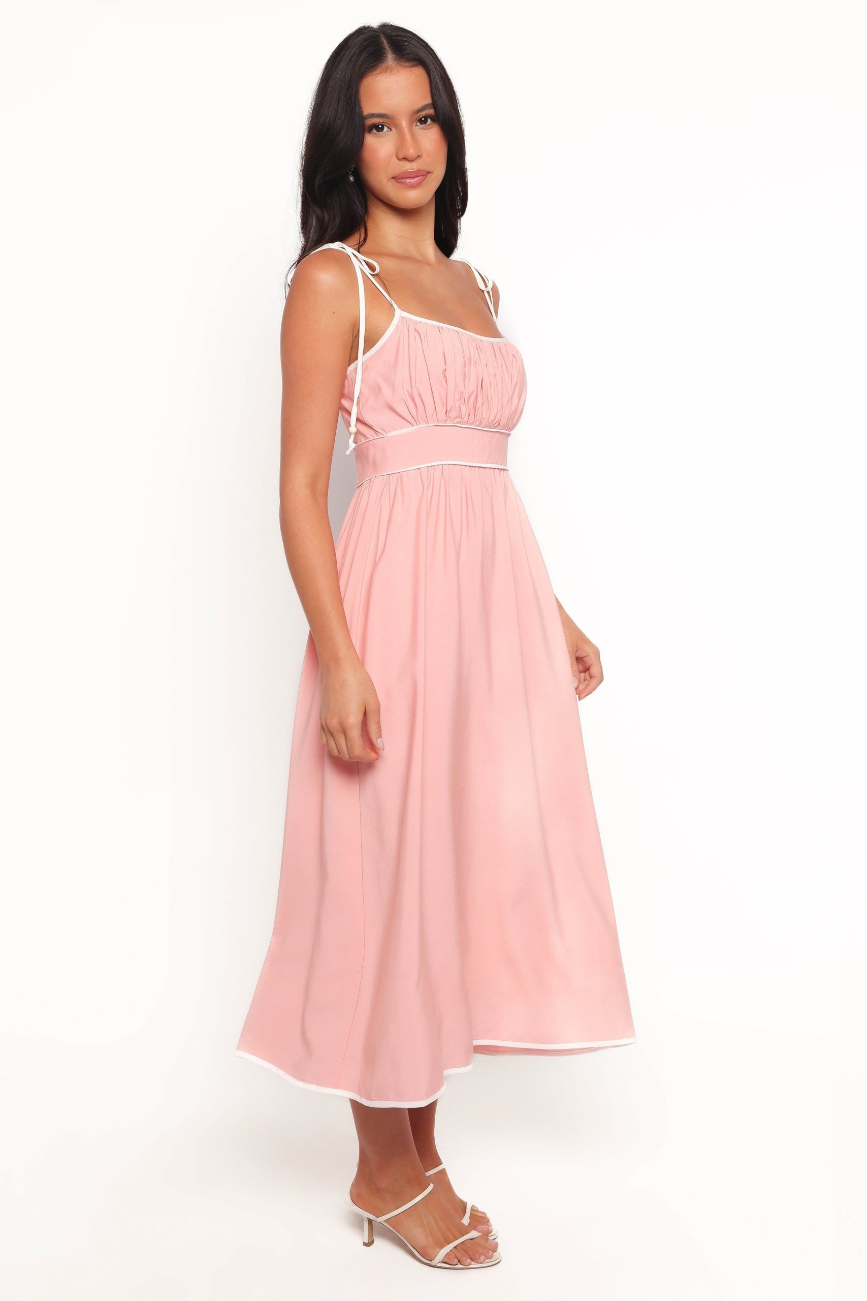 Henley Midi Dress - Pink - Image 5