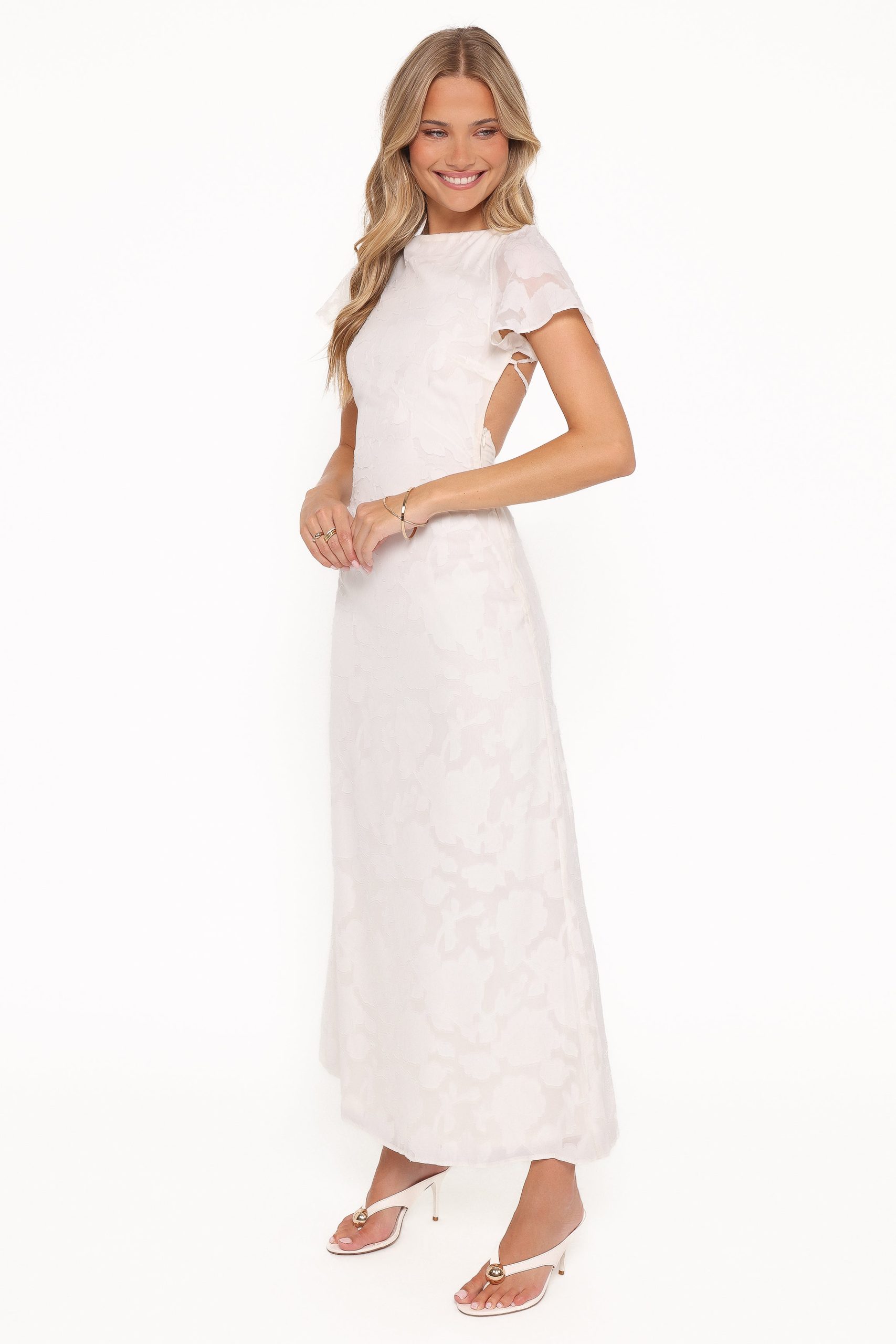 Henna Maxi Dress - Ivory - Image 3