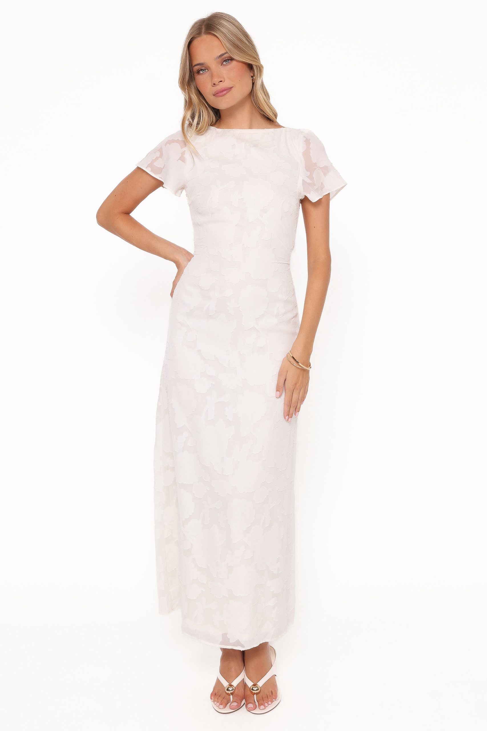 Henna Maxi Dress - Ivory - Image 5