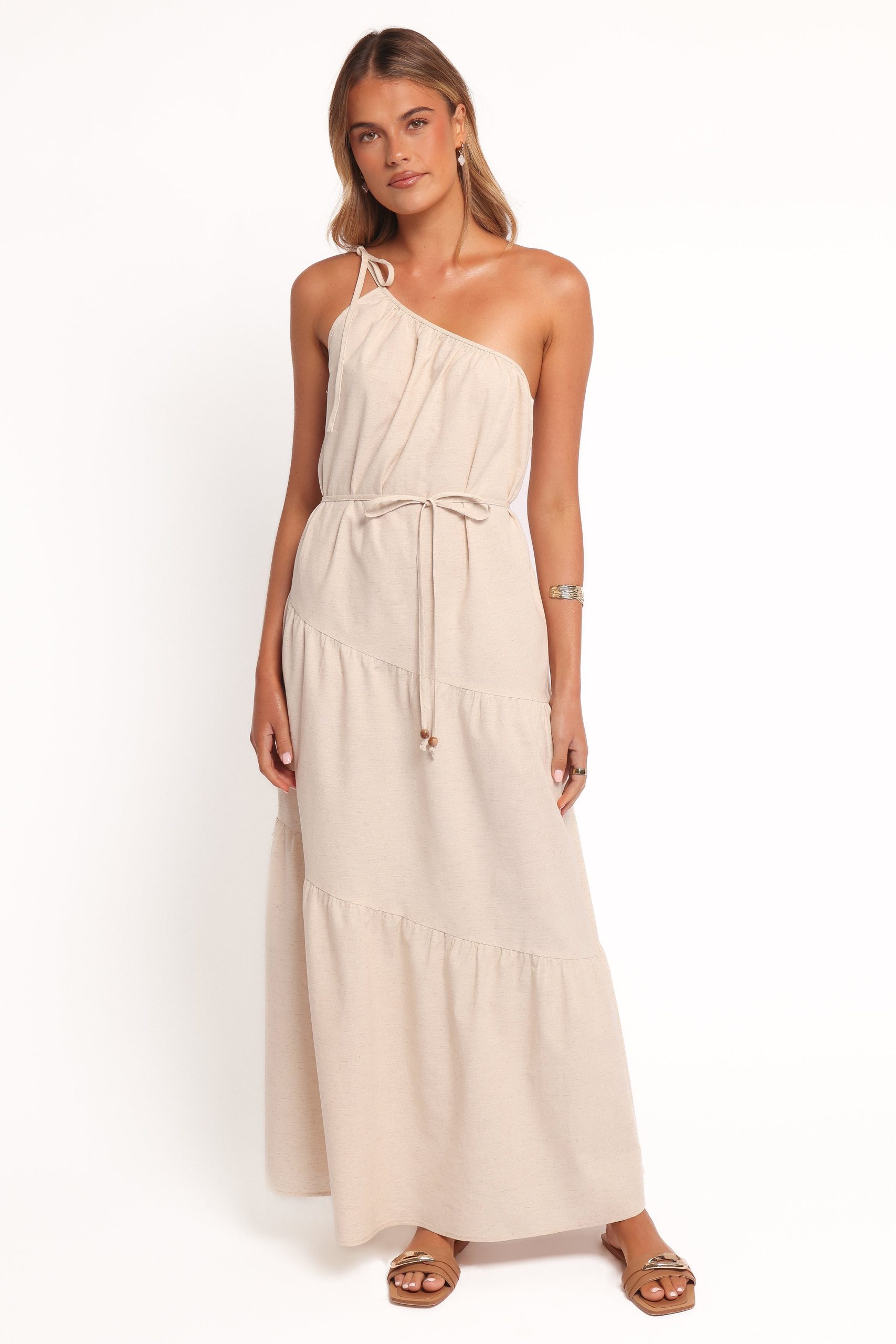 Hilde Maxi Dress - Oatmeal - Image 2